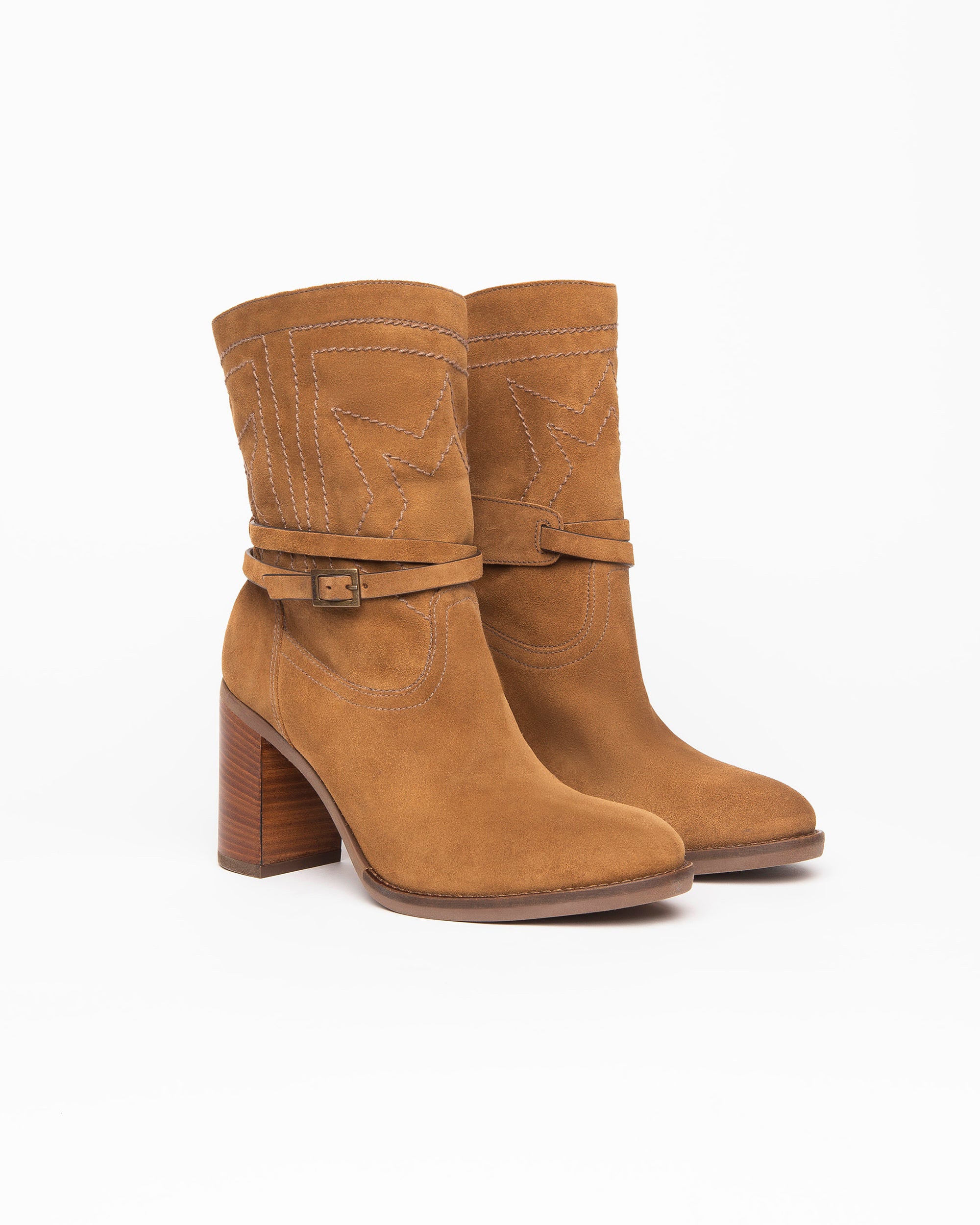 NeroGiardini Bottines Femme Velours Confort Ville