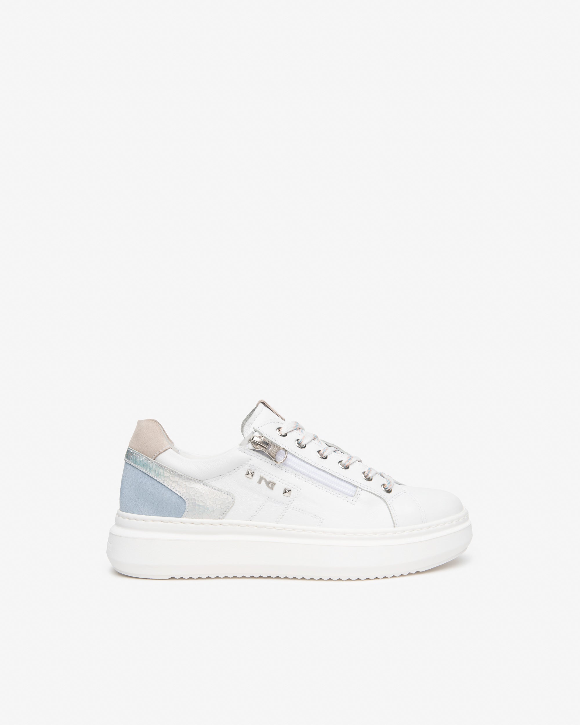 NeroGiardini Sneakers Femme Cuir Velours Confort