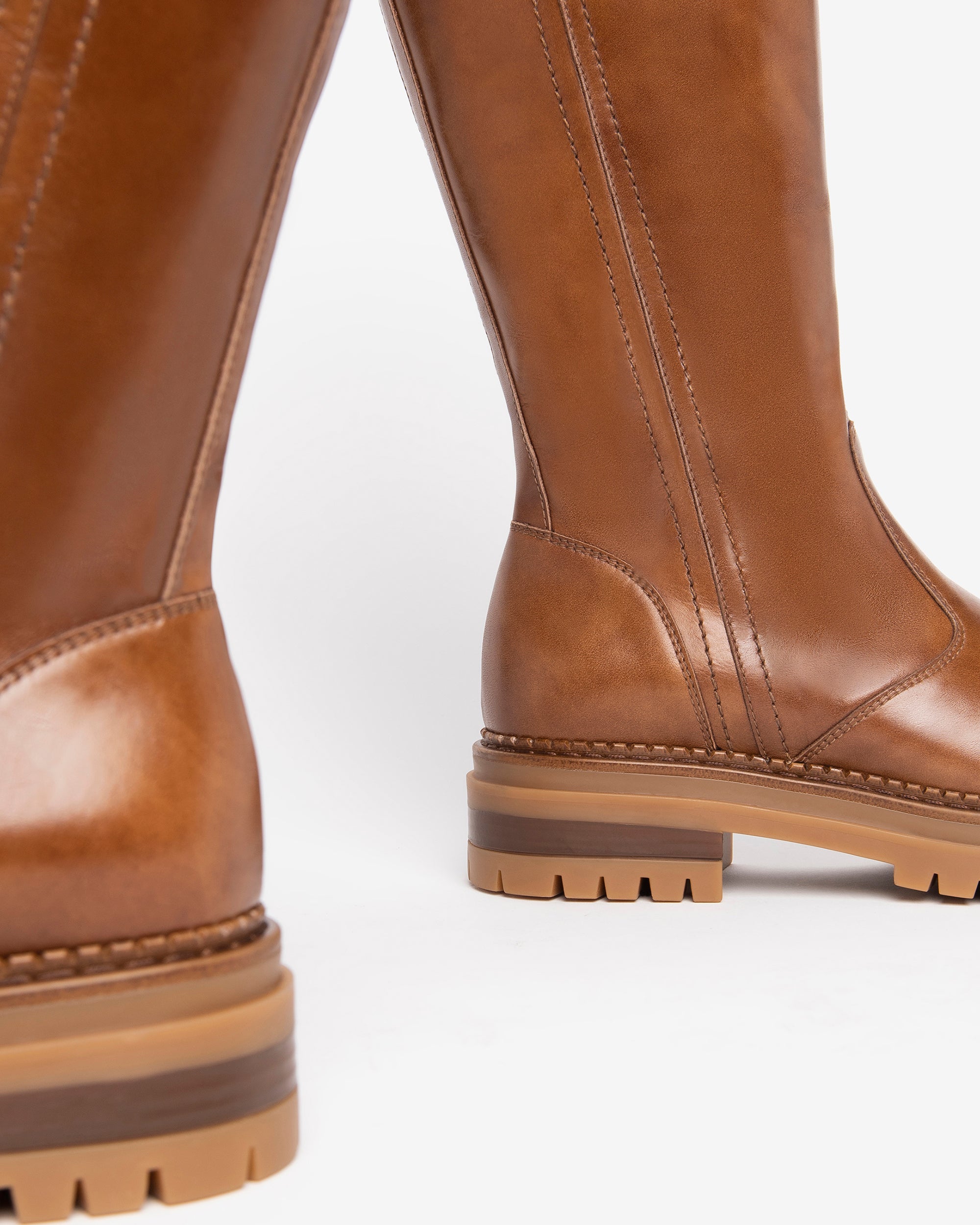 NeroGiardini Bottes Femme Cuir Hautes Hiver