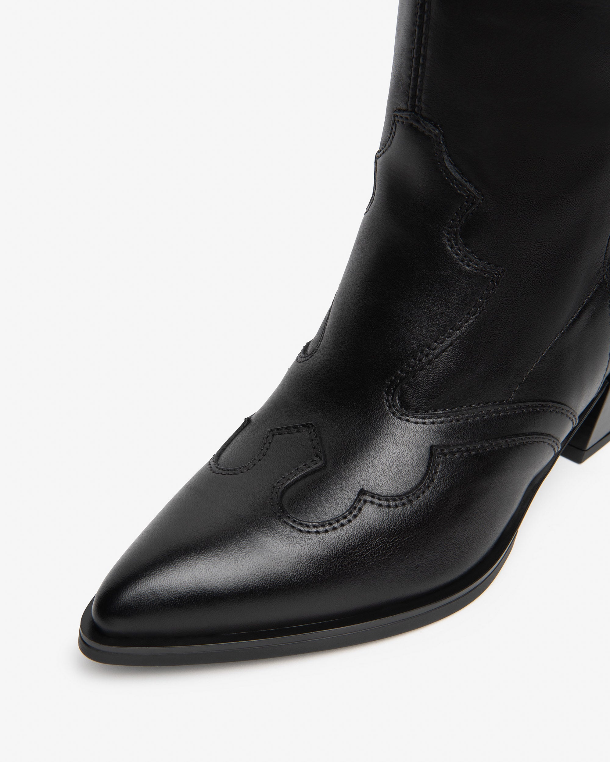 NeroGiardini Bottes botte femme cuir western 50 mm
