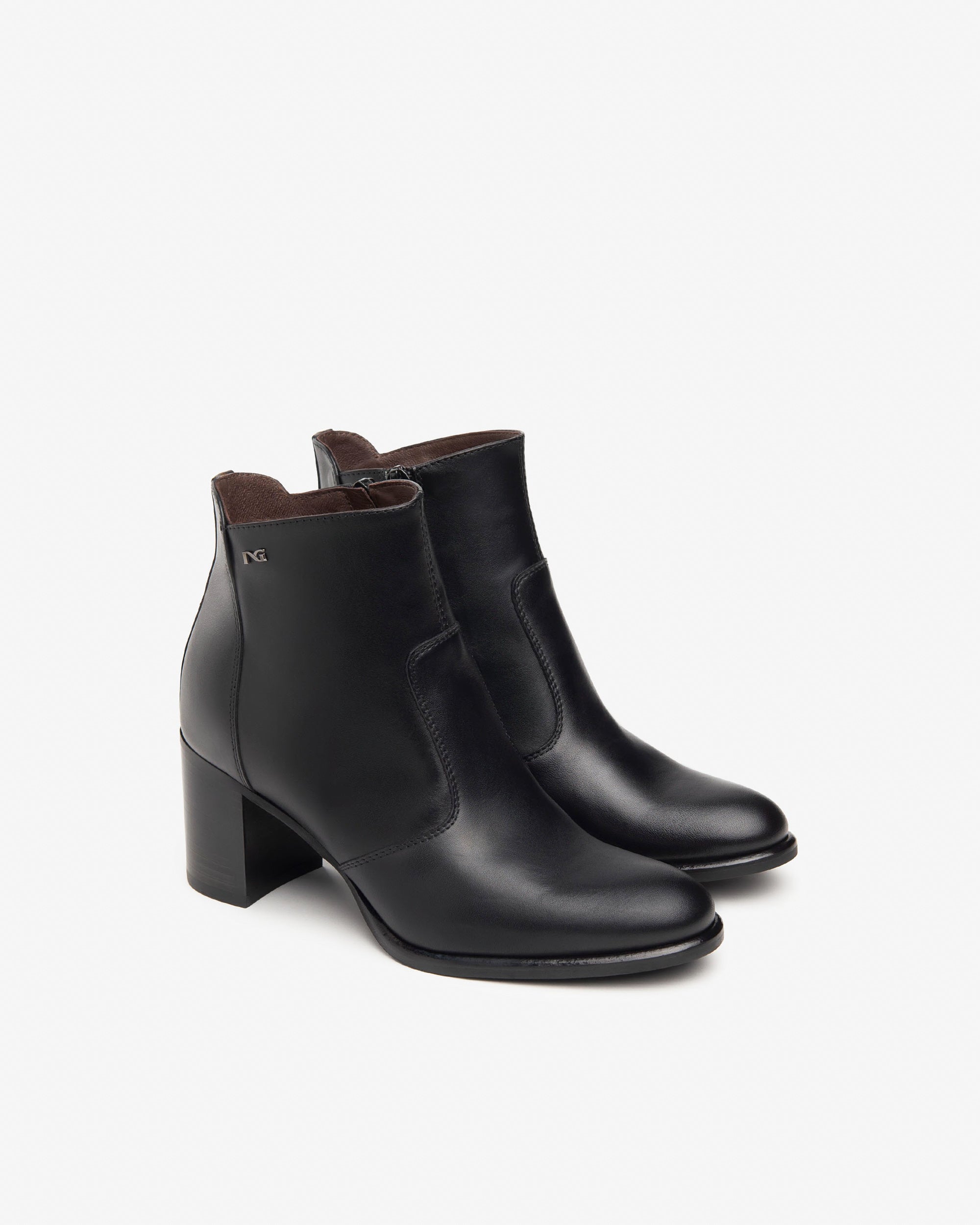 NeroGiardini Bottines Femme Cuir Confort Ville