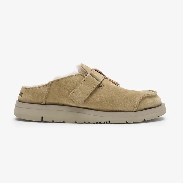 Satorisan Uwabaki Clog Suede sabots driftwood cuir