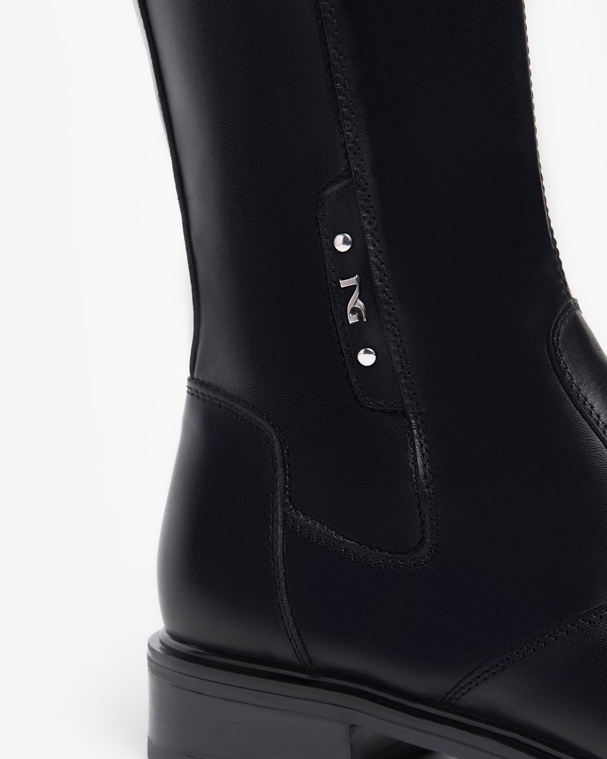 NeroGiardini Bottes Femme Cuir Zip Talon 30mm 38