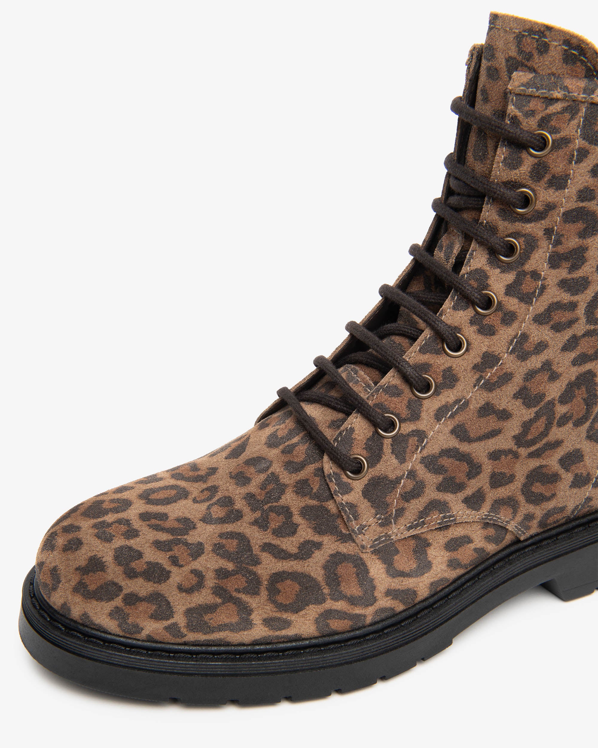 NeroGiardini Bottines Motardes Daim Léopard Talon 30mm