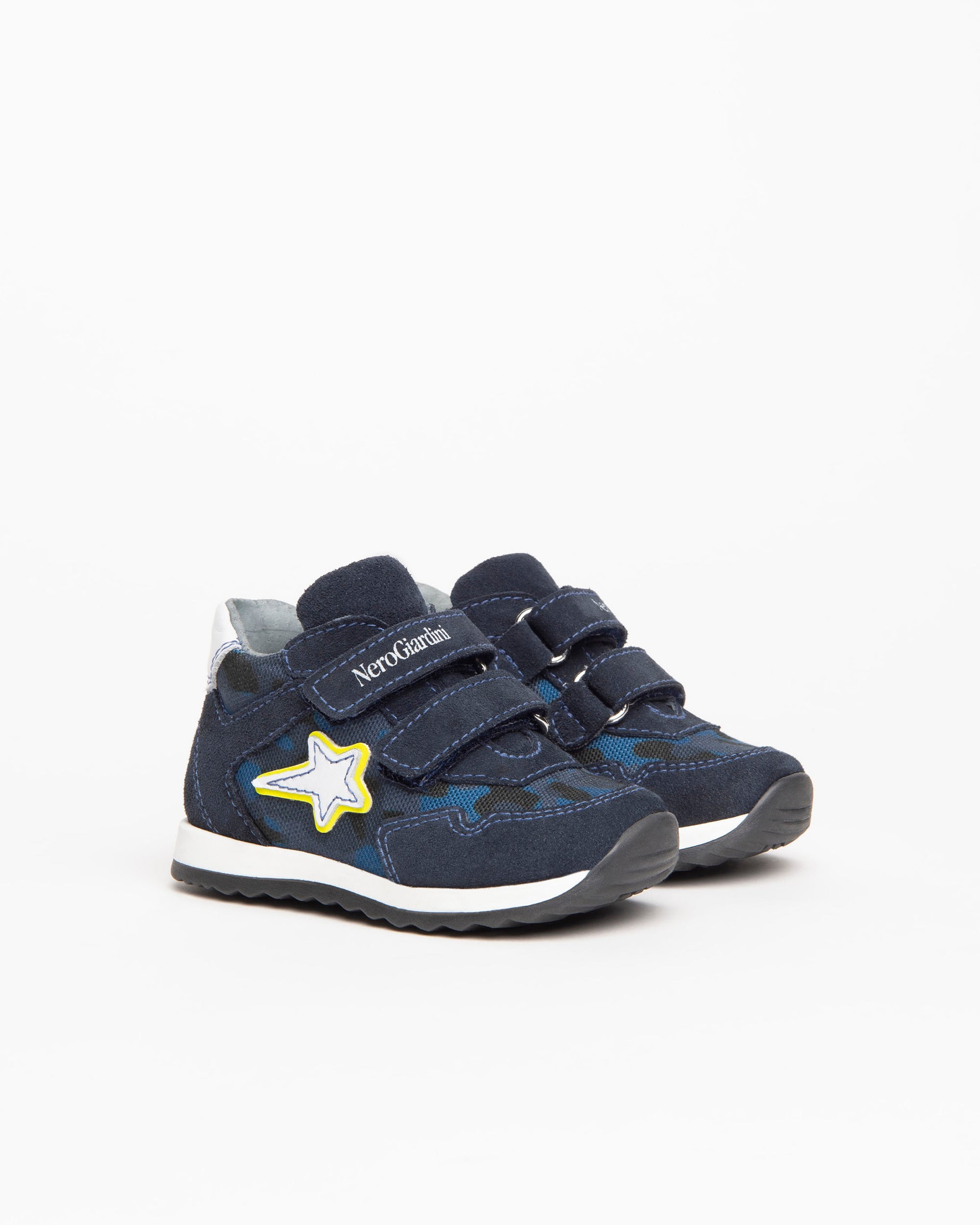 NeroGiardini Sneakers Baby garçon velours scratch