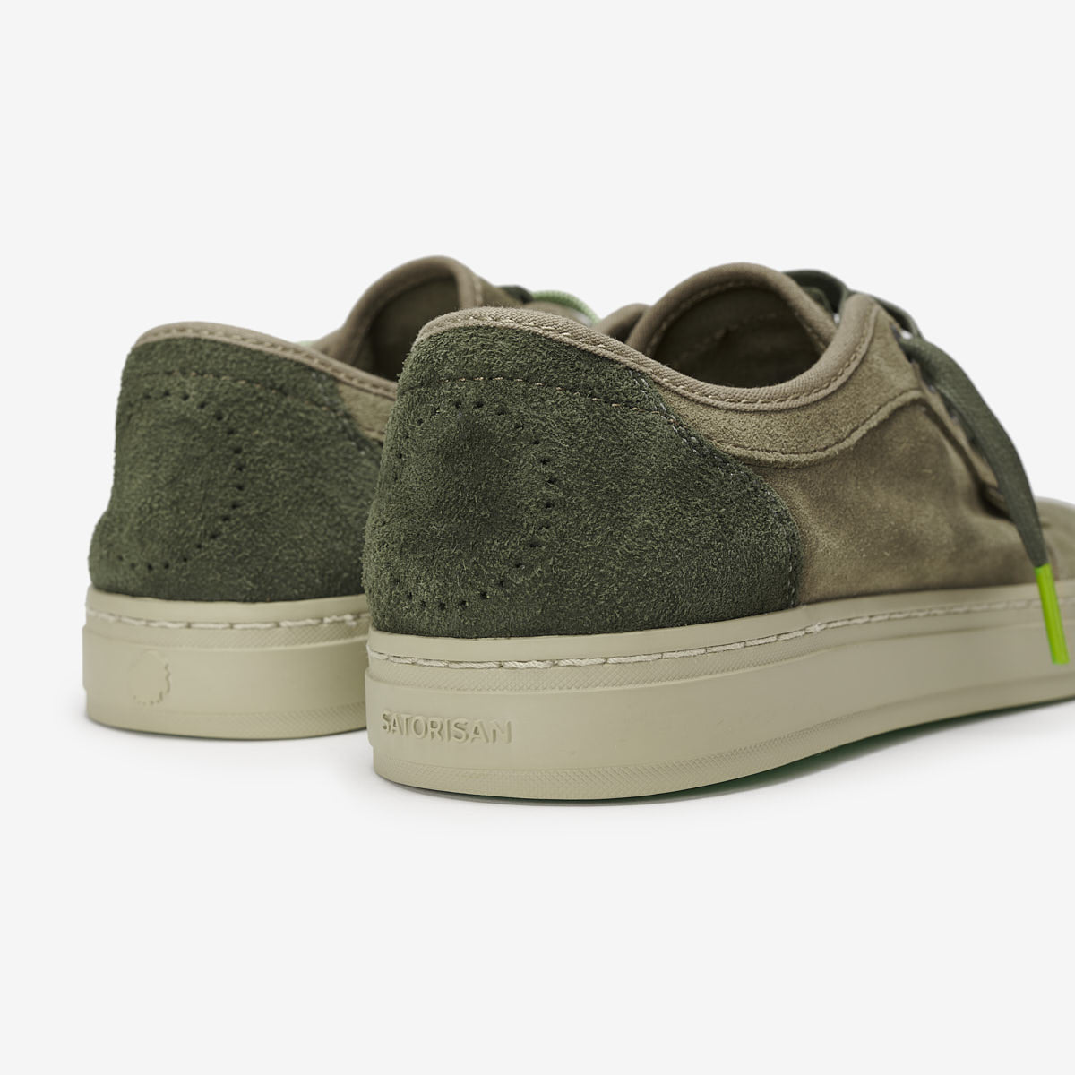 Satorisan Heisei Suede baskets daim vert peat unisexe