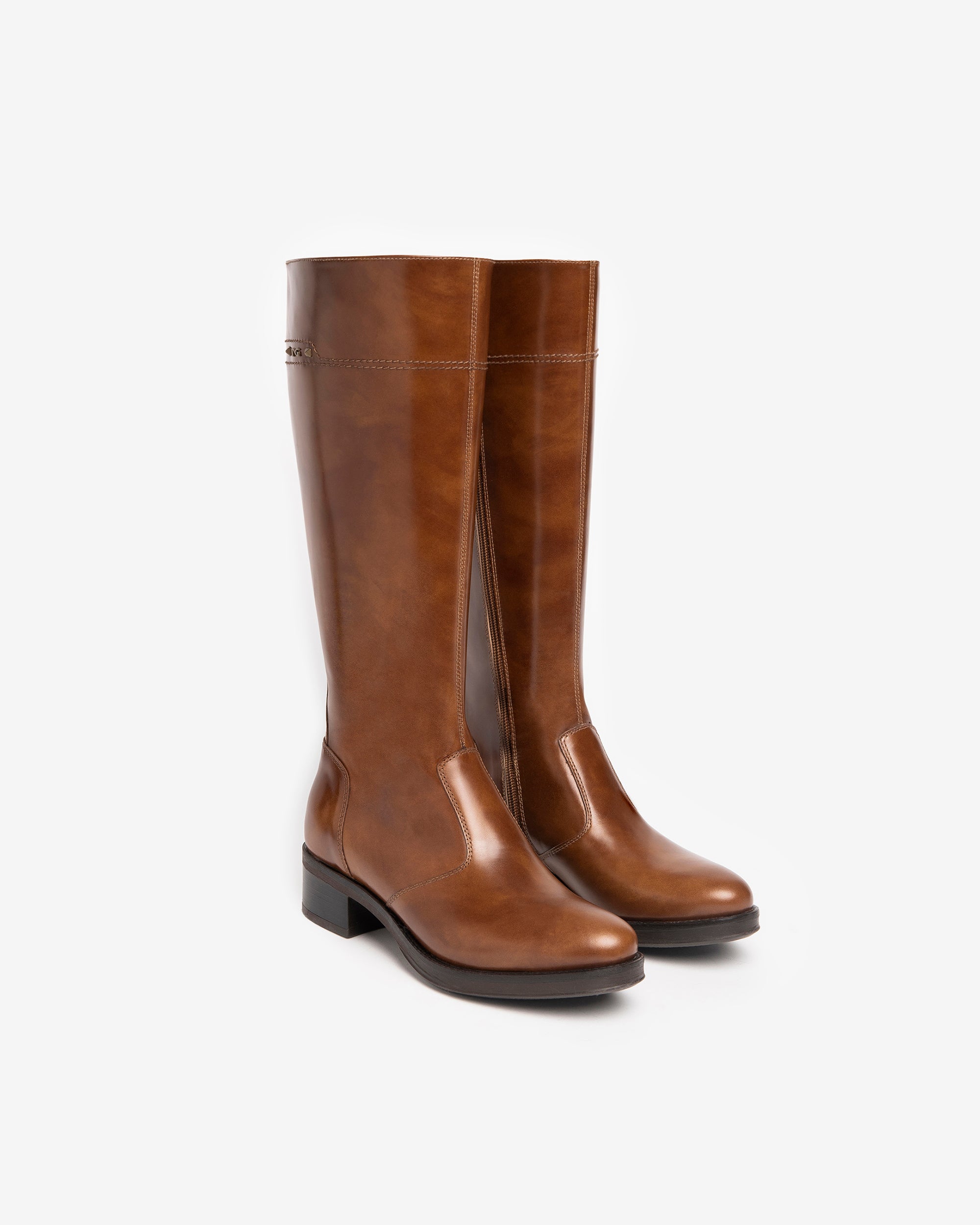 NeroGiardini Bottes Femme Cuir Confort Hiver