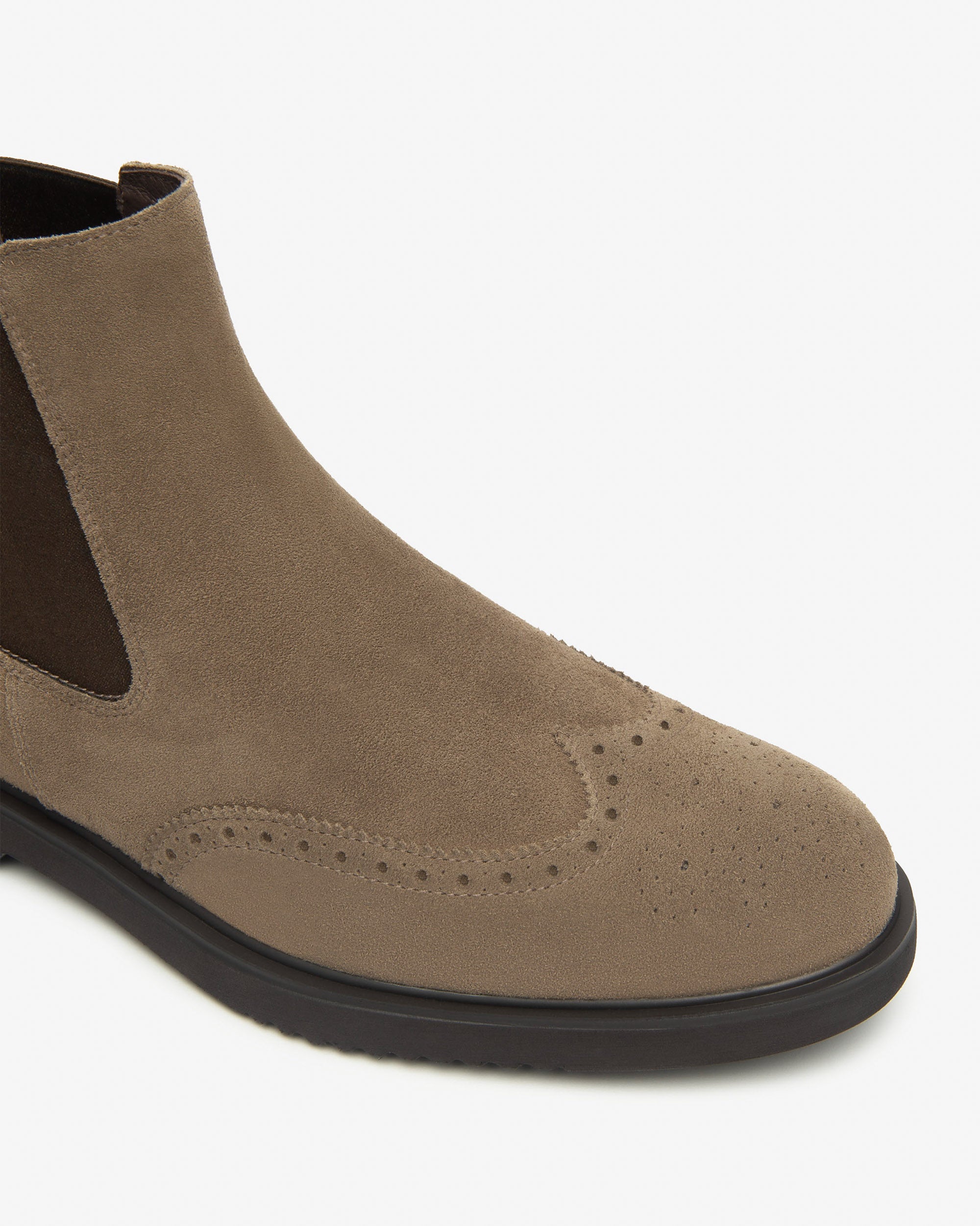 NeroGiardini Bottines Chelsea Homme Cuir Velours Ville