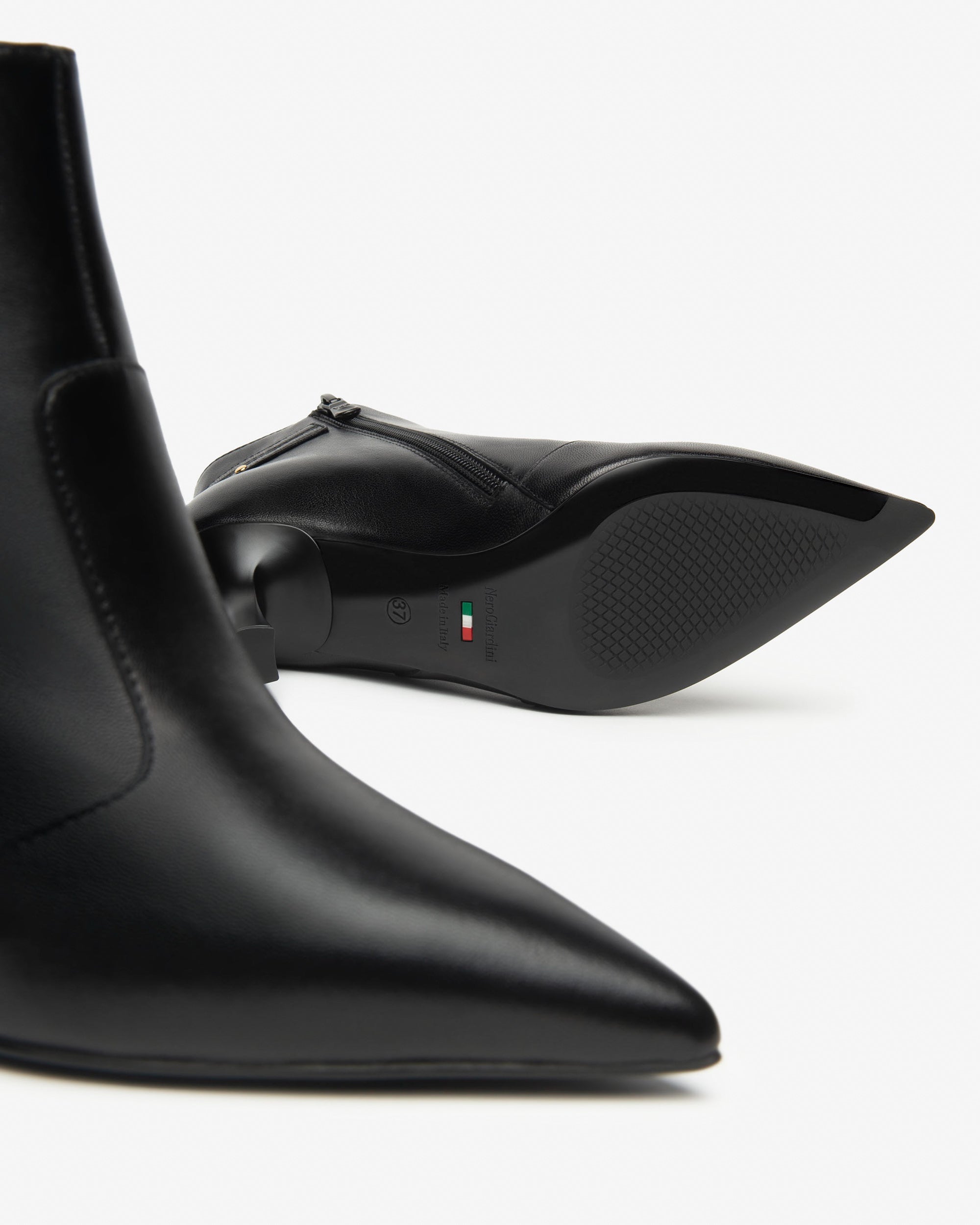 NeroGiardini Bottines Femme Cuir Premium Mariage