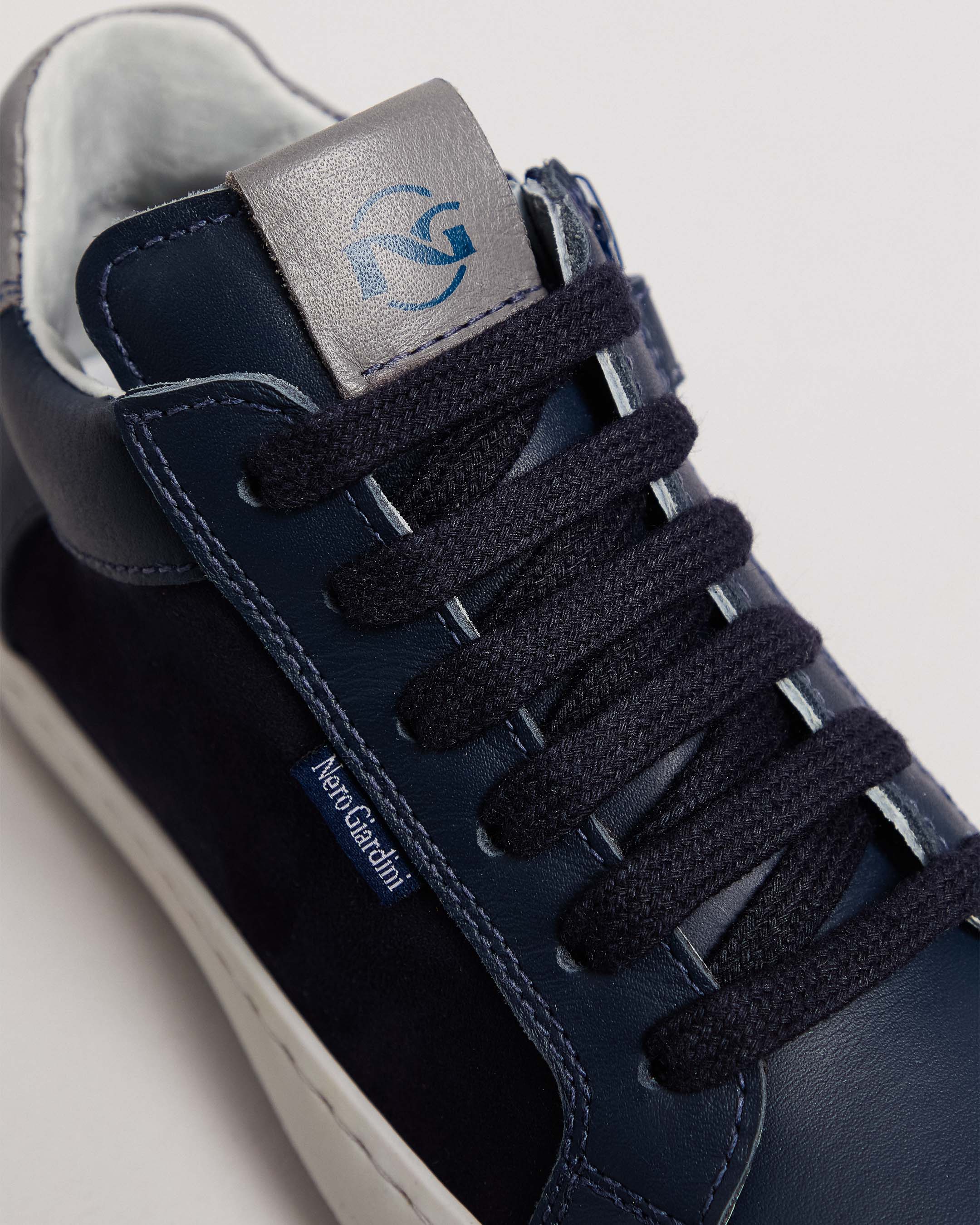 Nerogiardini Sneakers Junior Garçon Cuir Technique