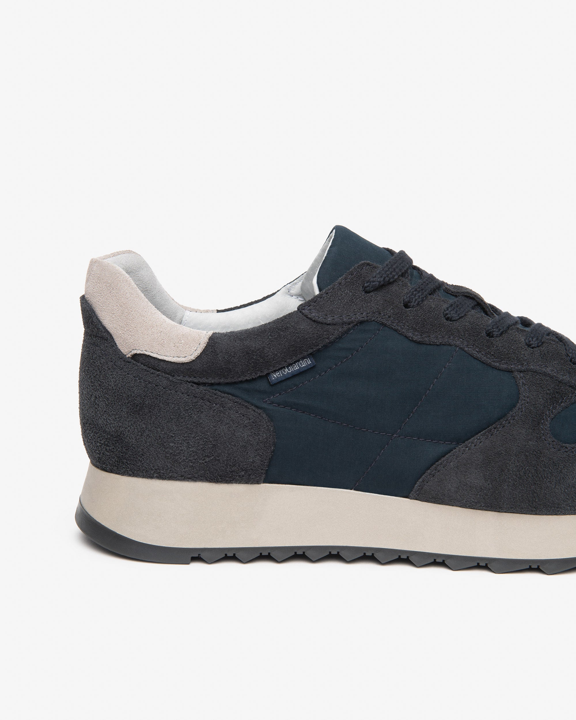 NeroGiardini Sneakers Homme Daim Toile Lacets