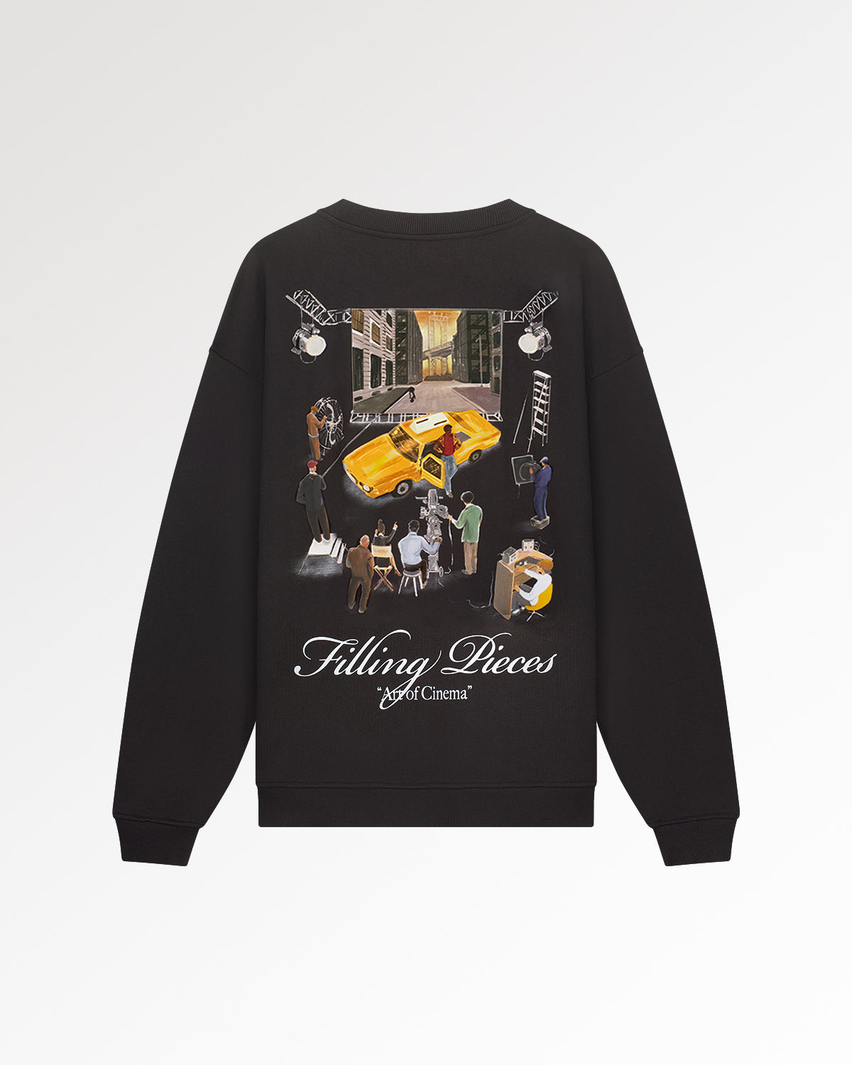 Filling Pieces Film Set sweatshirt noir coton bio