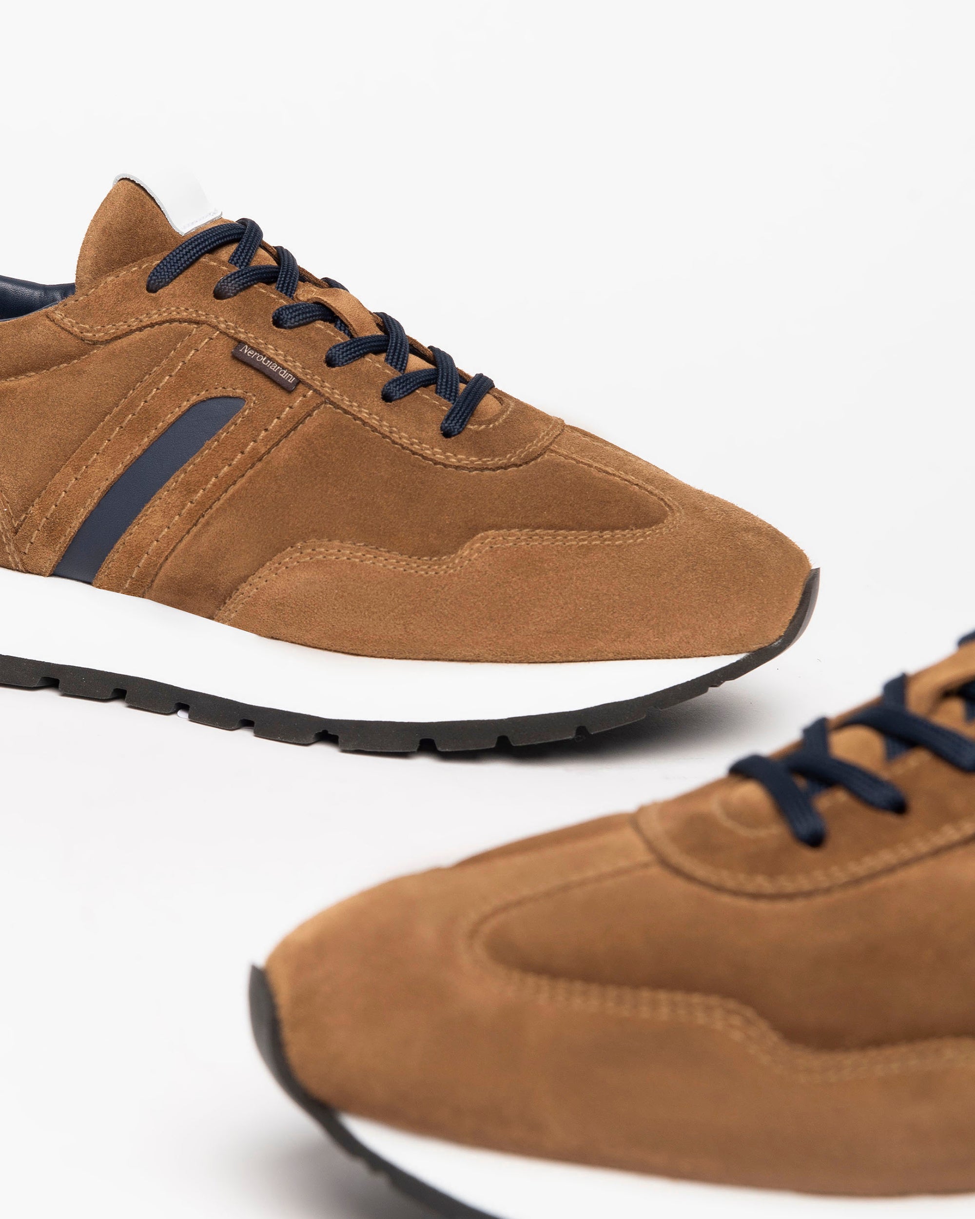 NeroGiardini Sneakers Homme Cuir Velours Confort