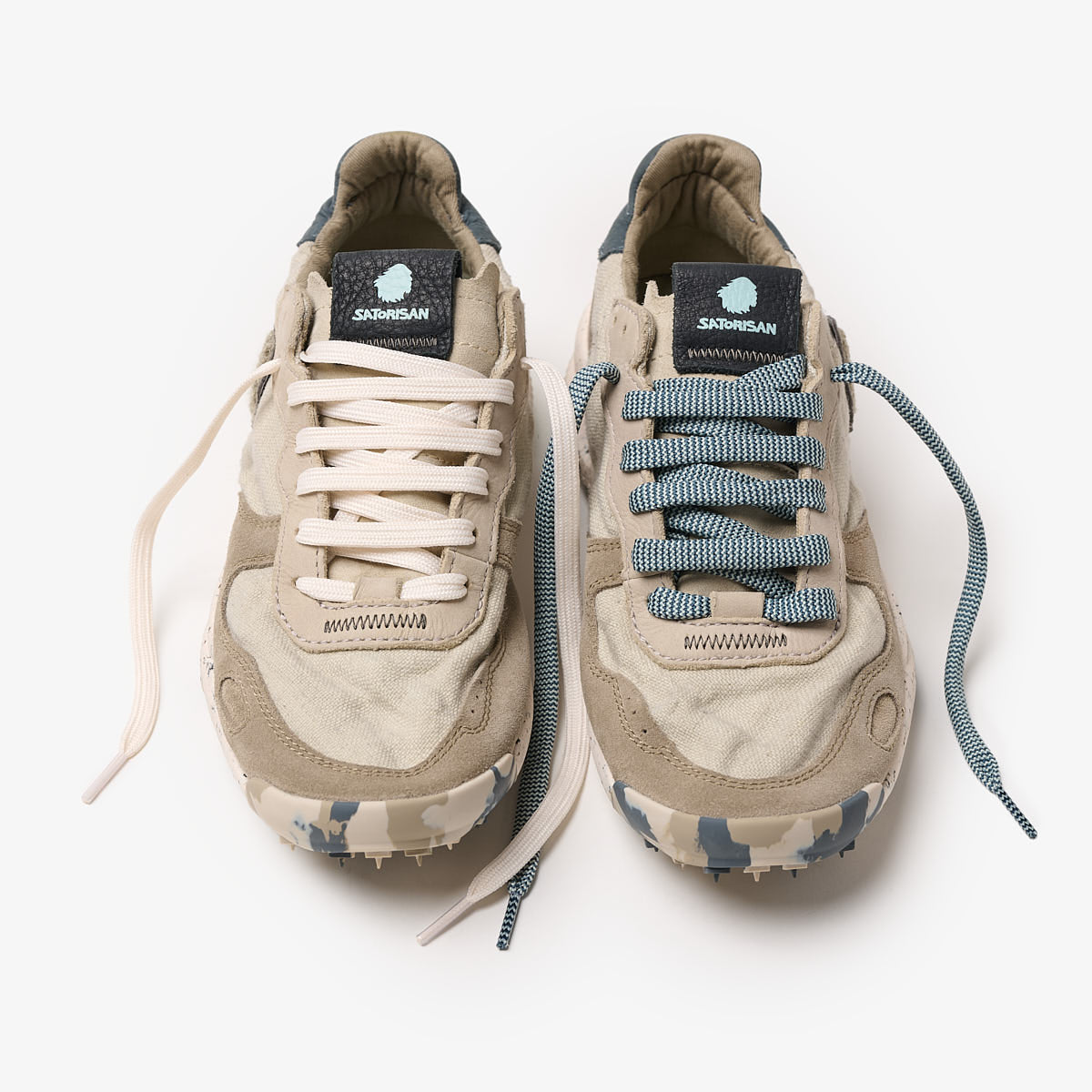 Satorisan Chacrona Linen baskets Light Grey lin homme