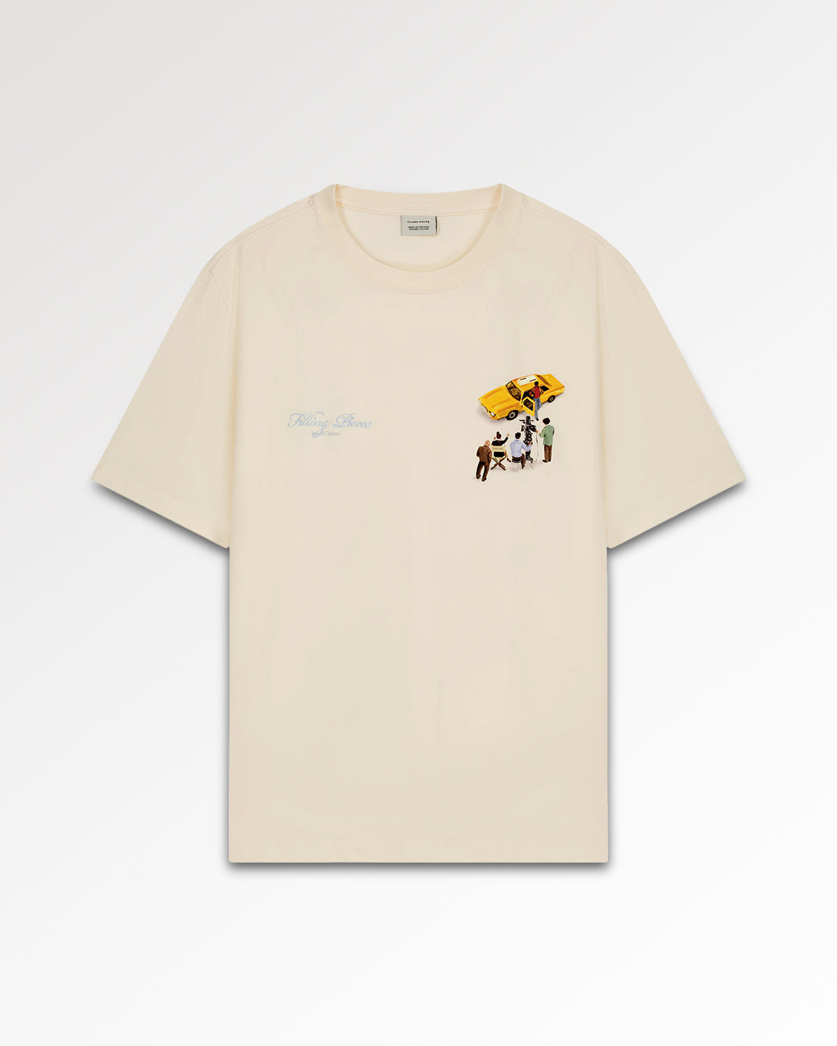Filling Pieces T-Shirt Film Set tee-shirt blanc cassé coton bio