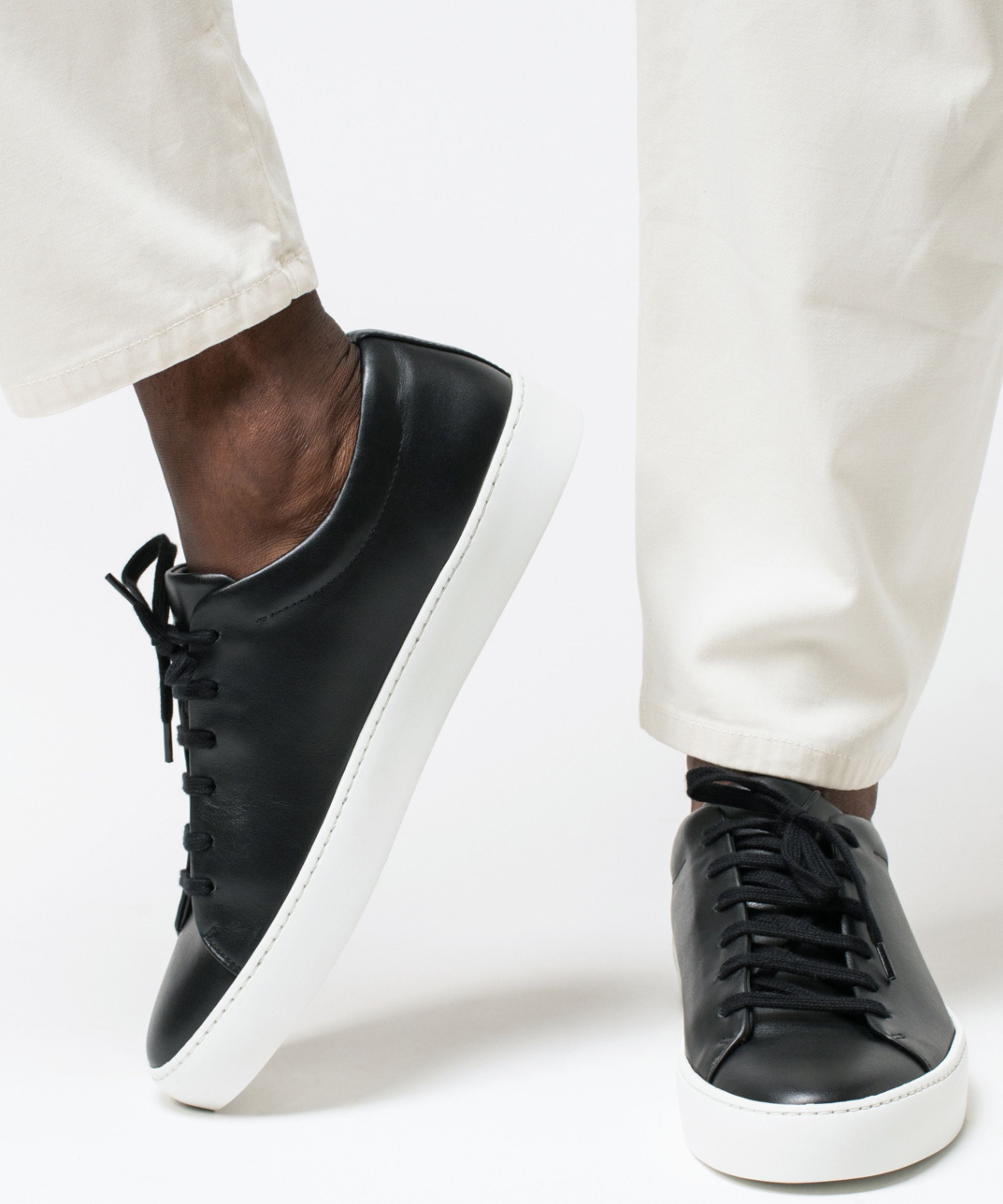 JAK Royal Black sneakers cuir noir