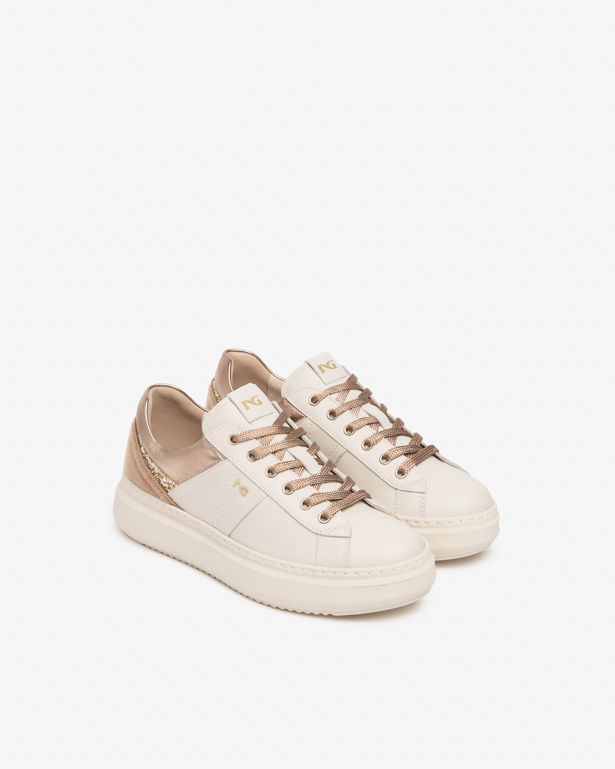 NeroGiardini Sneakers Femme Cuir Plateforme 40 mm