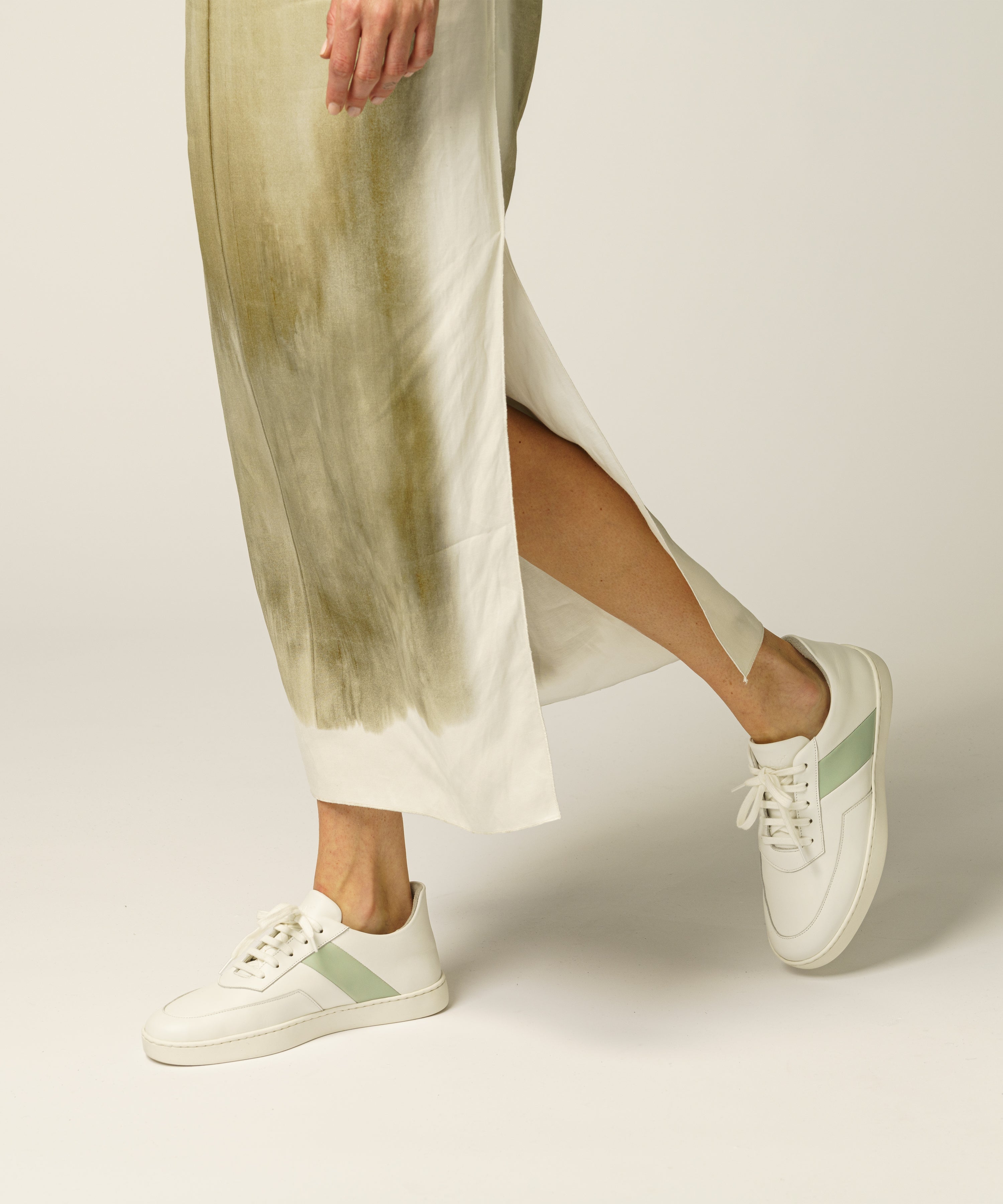 JAK Atlas Low II White Aqua sneakers cuir