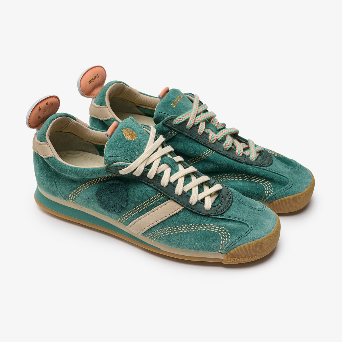 Satorisan Stardust Suede UL baskets daim femme Diving Green