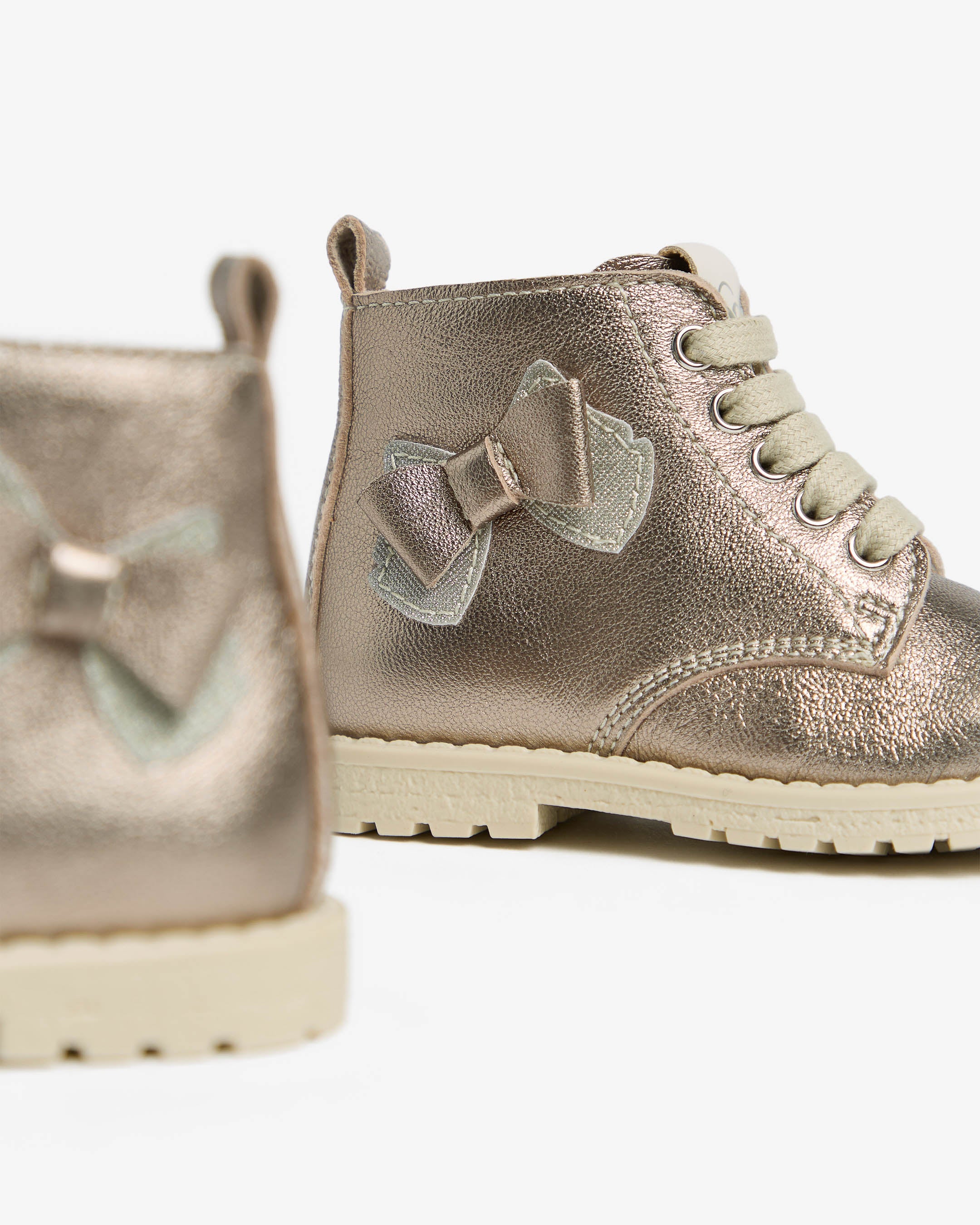 Nerogiardini Bottines Junior Fille Cuir Motardes
