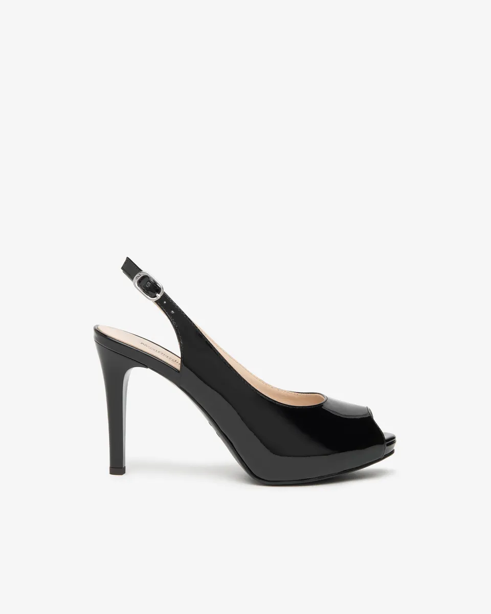 Nerogiardini Escarpins Slingback Pumps Vernis 38 Confort