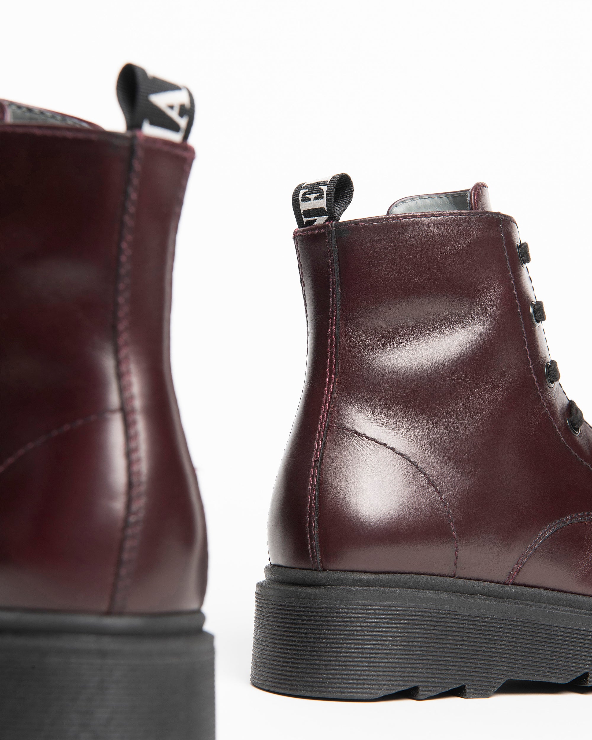 NeroGiardini Bottines Teens Fille Cuir Lacets Plateforme
