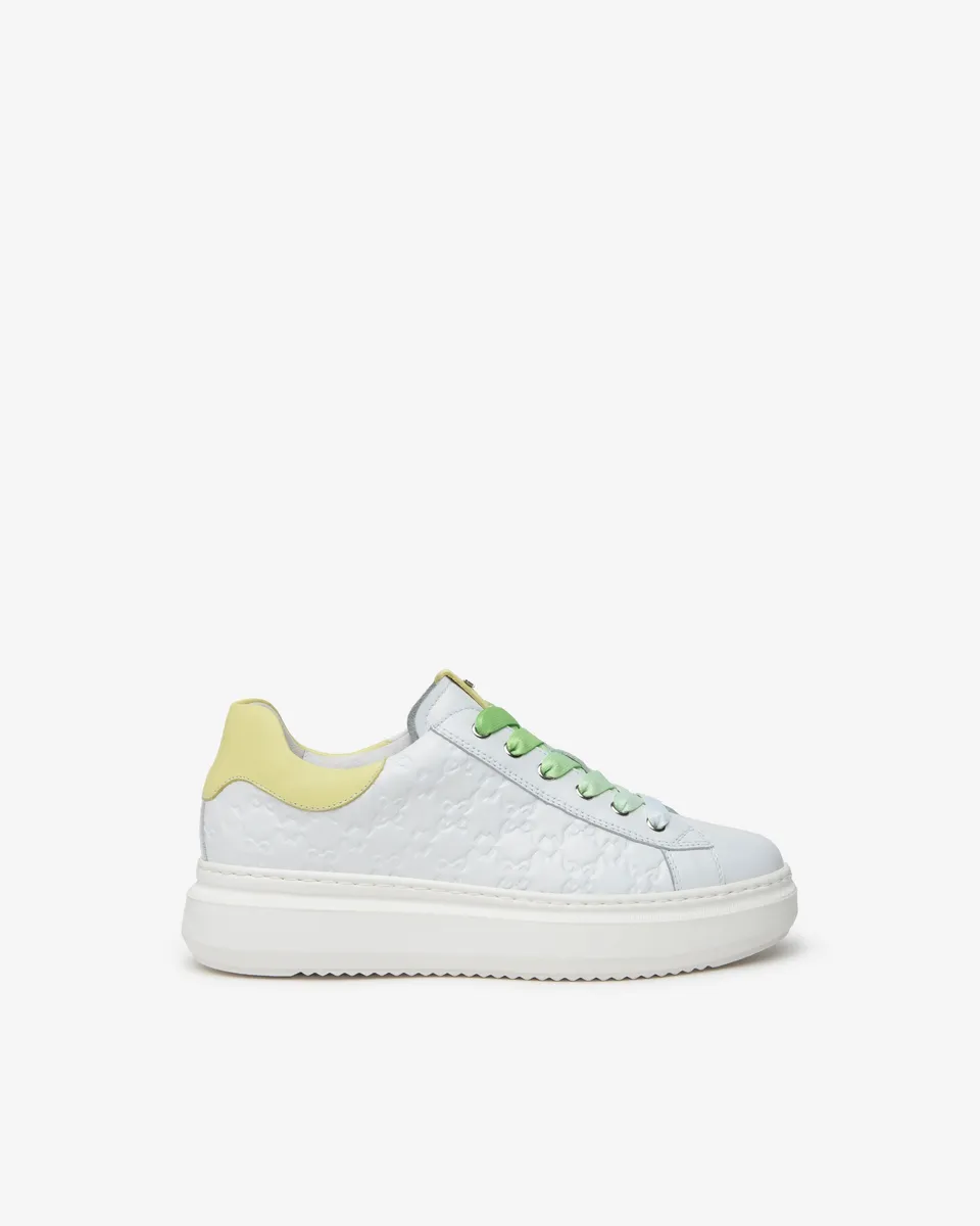 Nerogiardini Sneakers Cuir Femme Made Italy