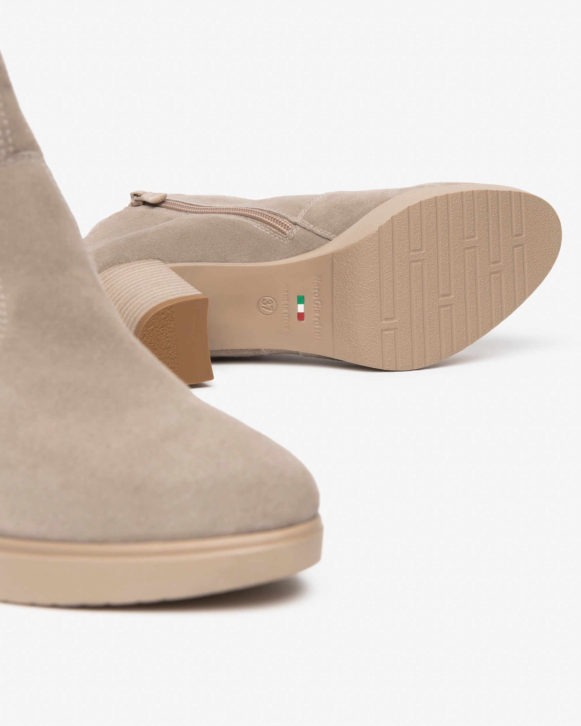 NeroGiardini Bottines Femme Cuir Velours Été