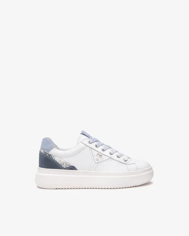 NeroGiardini Sneakers Femme Cuir Velours Confort