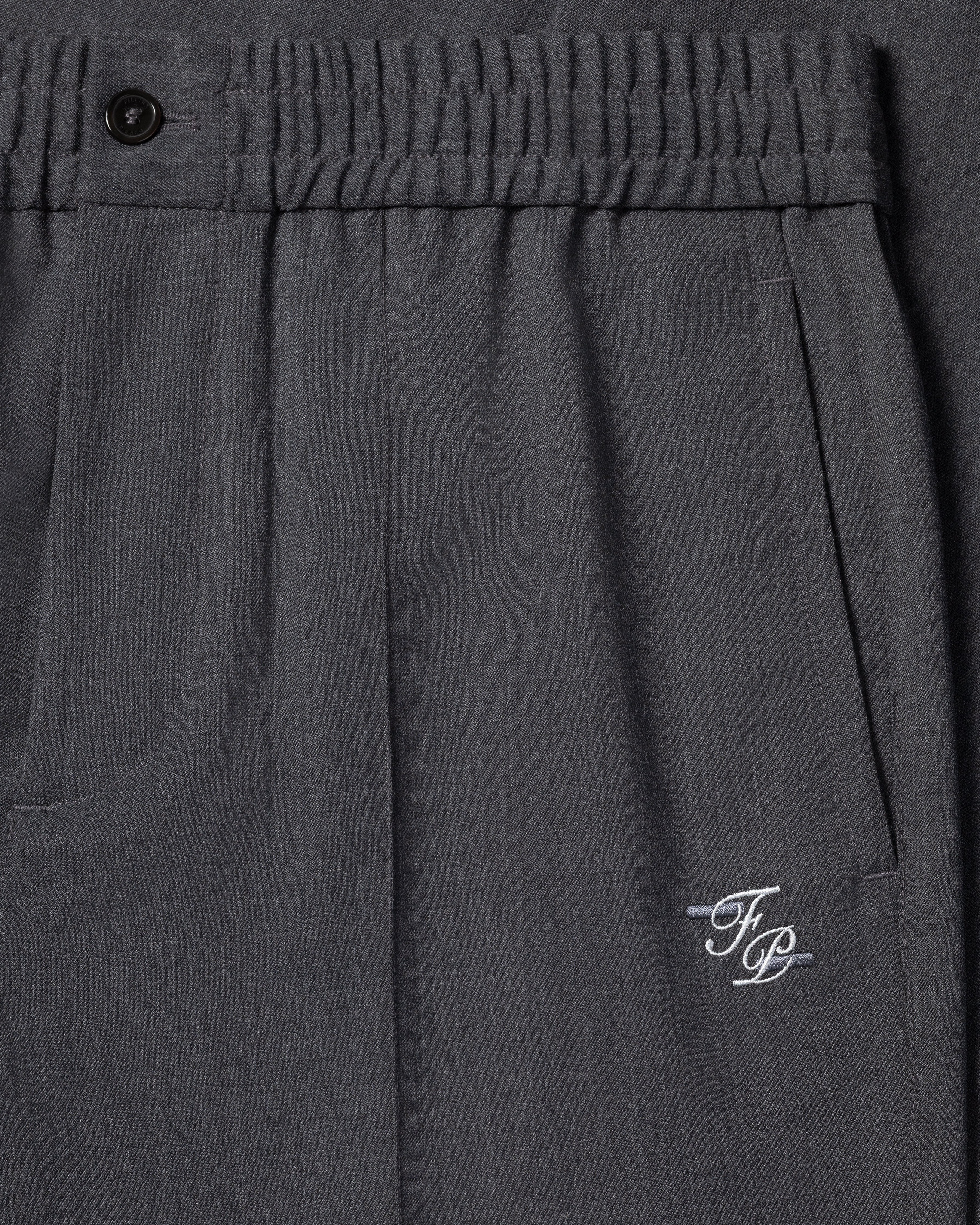Filling Pieces Coach Pants pantalon laine gris