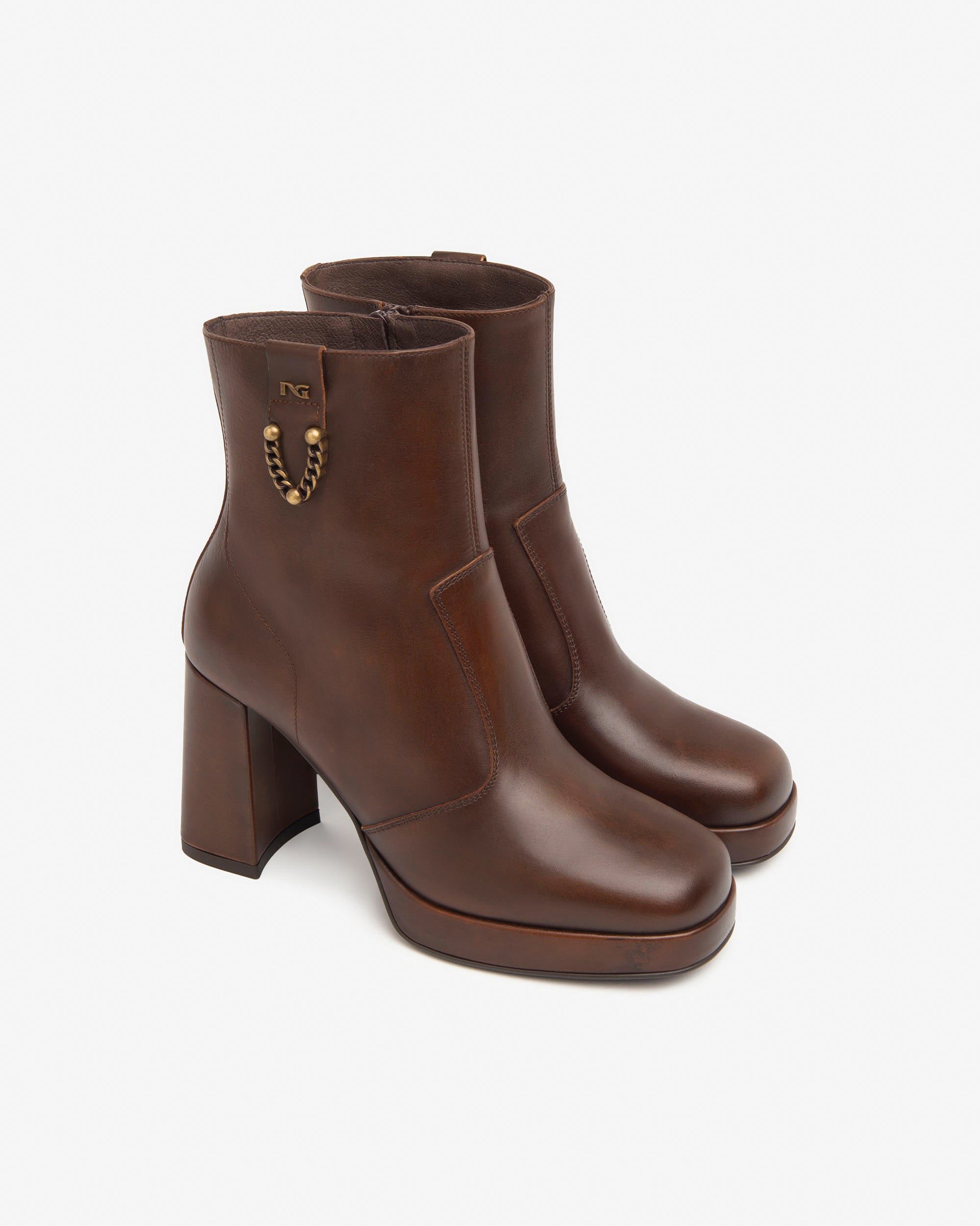 NeroGiardini Bottines Femme Cuir Pointure 38 Made in Italy