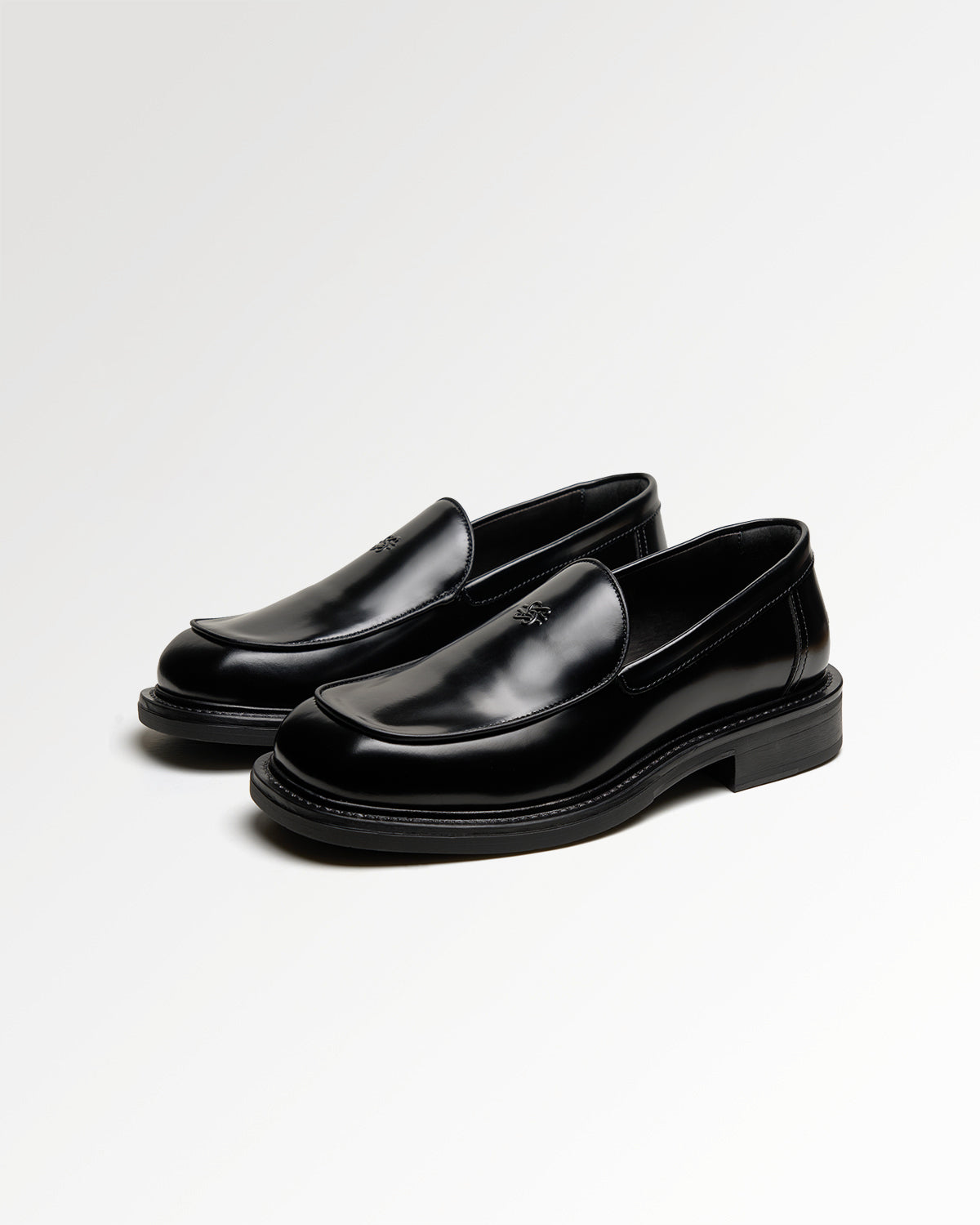 Filling Pieces Square Loafer Polido mocassin noir cuir