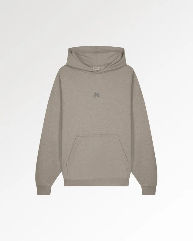Filling Pieces Hoodie Boxy sweat Melange Pure coton bio