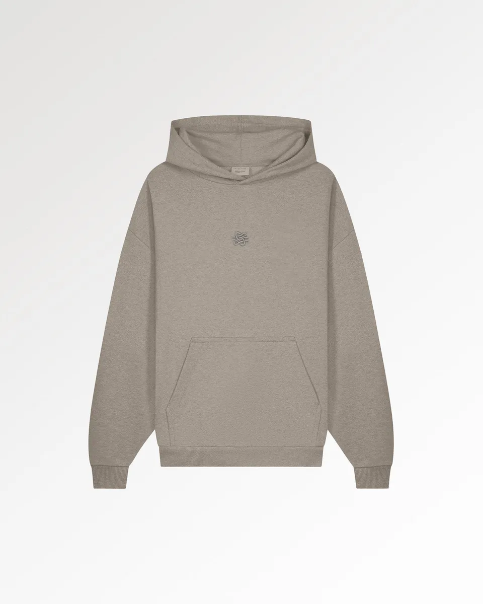 Filling Pieces Hoodie Boxy sweat Melange Pure coton bio
