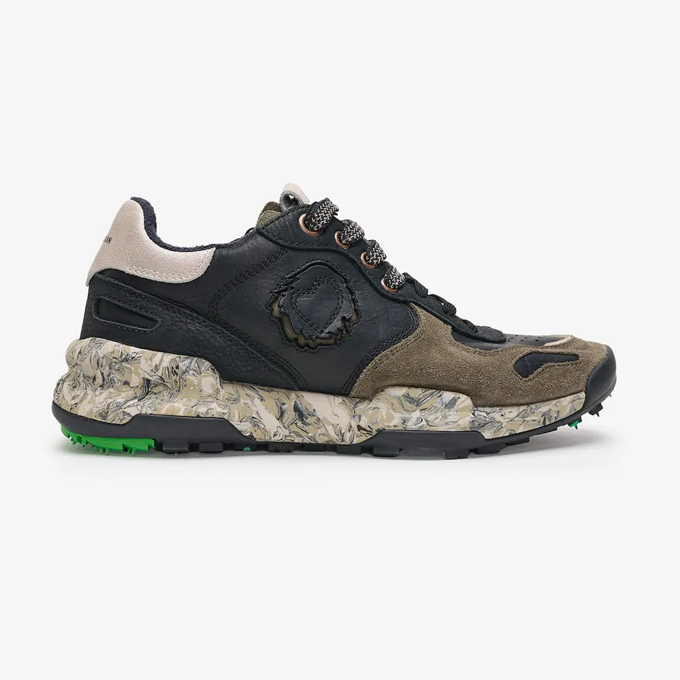 Satorisan Chacrona Pull Up baskets Black cuir homme