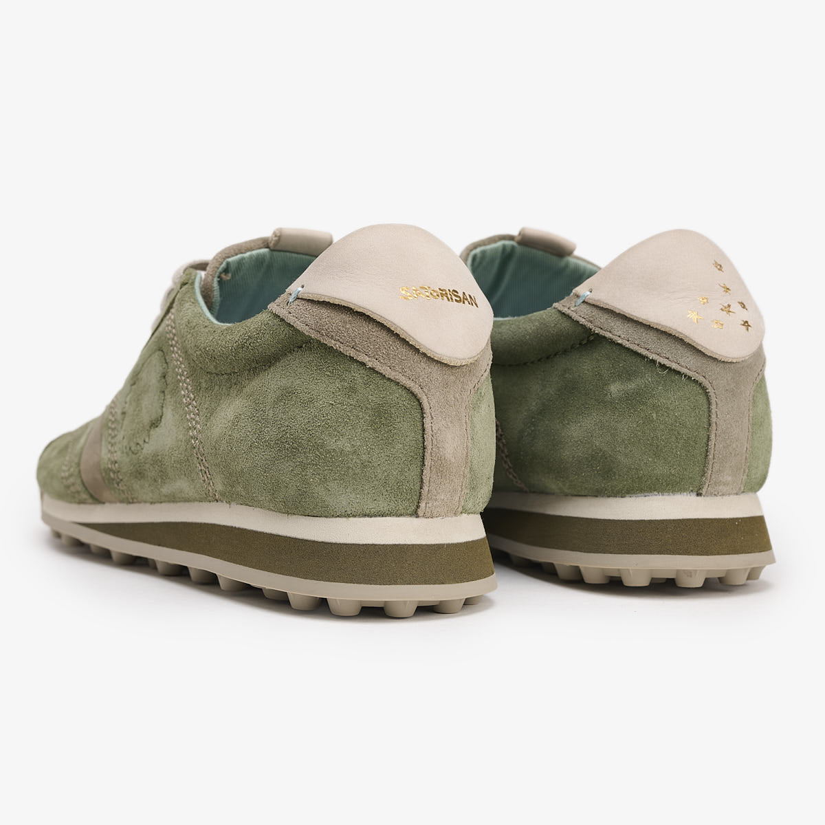 Satorisan Stardust Suede baskets daim Rush Green