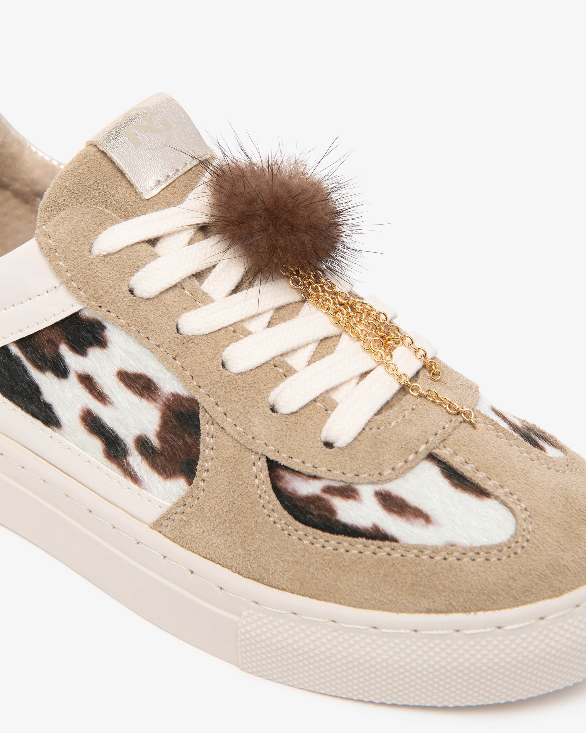 NeroGiardini Sneakers Fille Cuir Velours Animalier 30-39