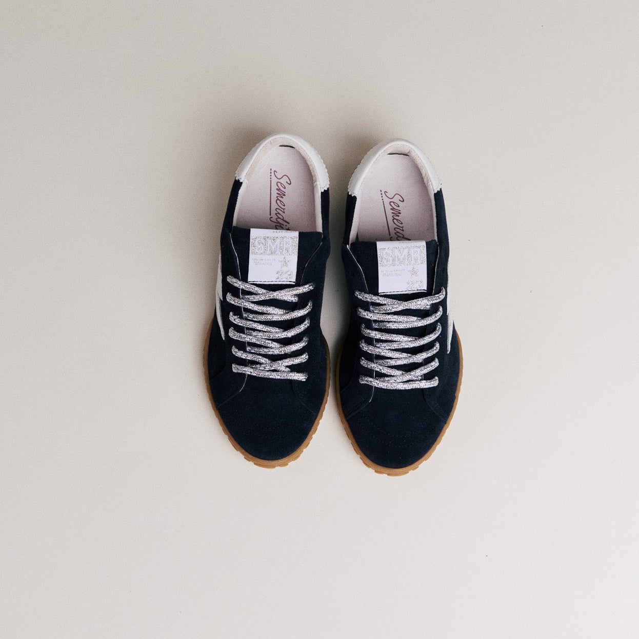 SMR Mary D615 baskets marine daim pointure 36-41