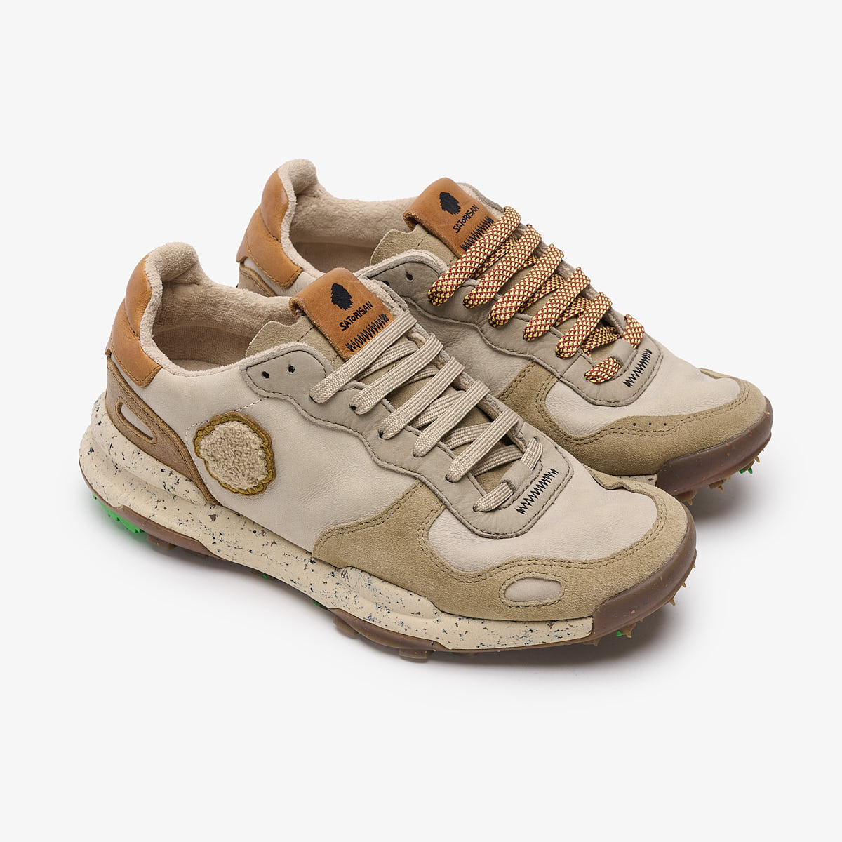 Satorisan Chacrona Premium baskets cuir Fossil Beige