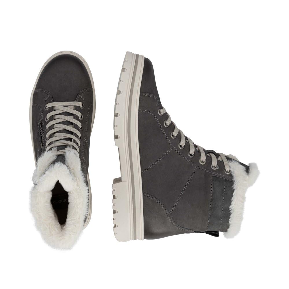 Remonte D2U73 bottes lacets gris 39 EU confort