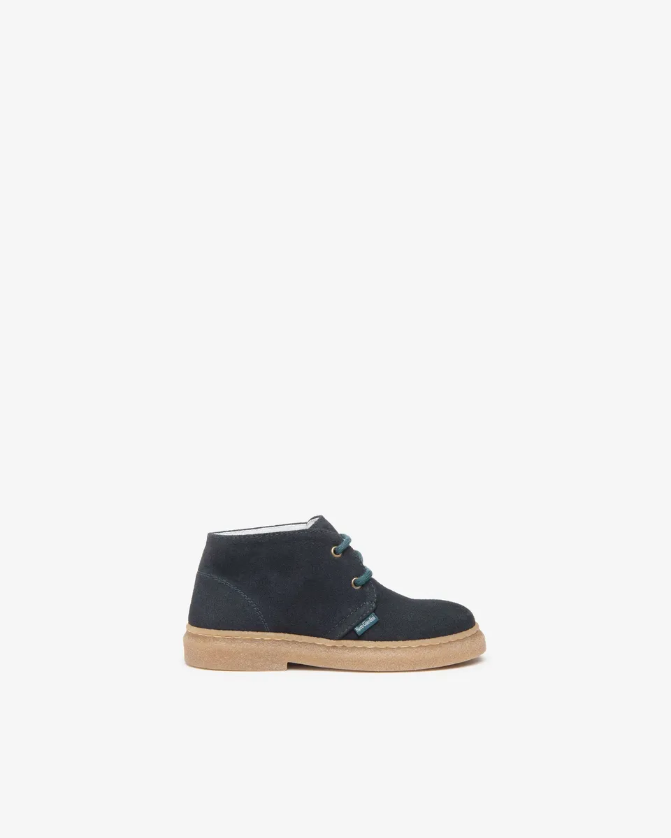 NEROGIARDINI Bottes Junior Garçon Cuir Velours Daim Pointure 28