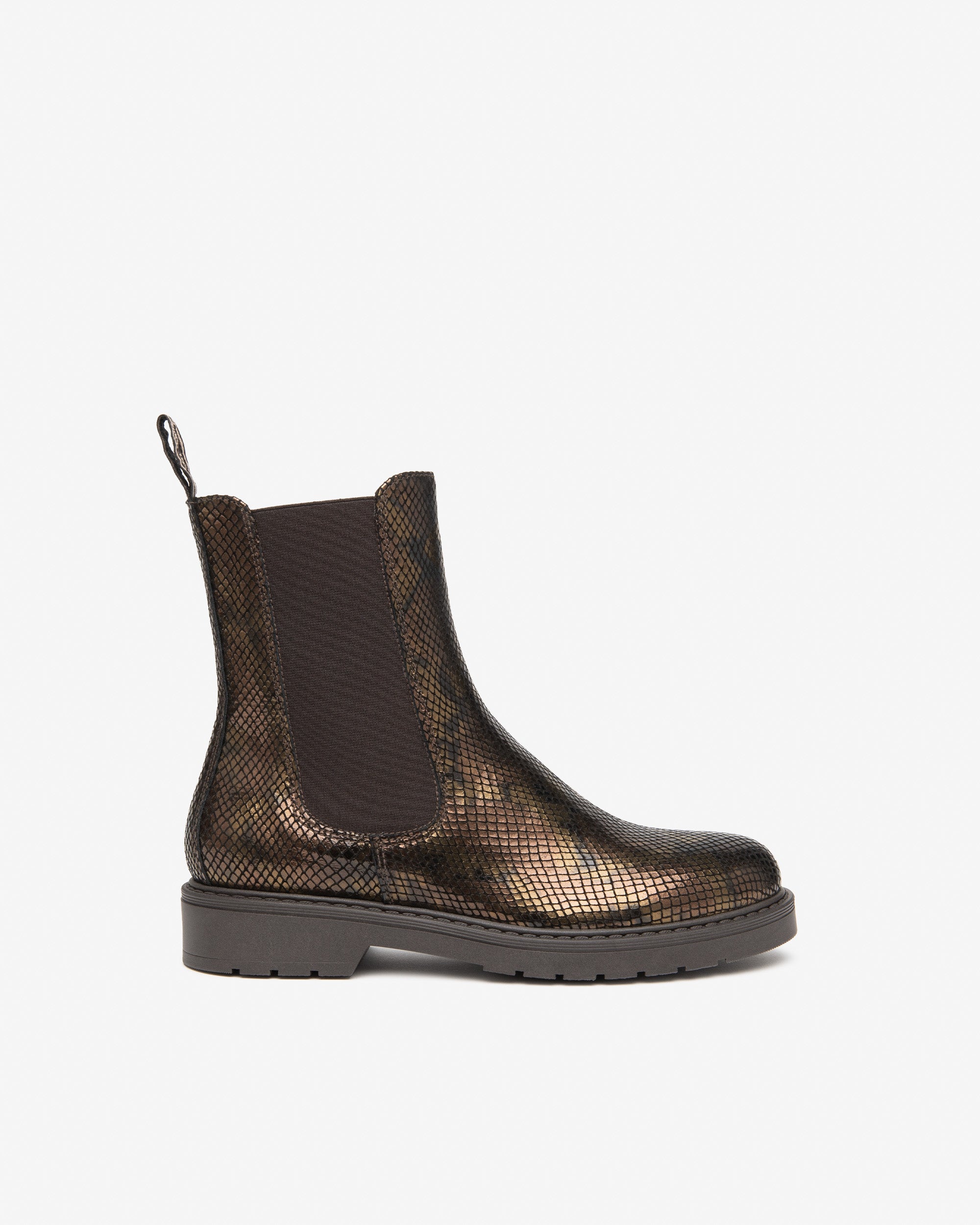 NeroGiardini Bottines Chelsea Femme Cuir Serpent 30 mm