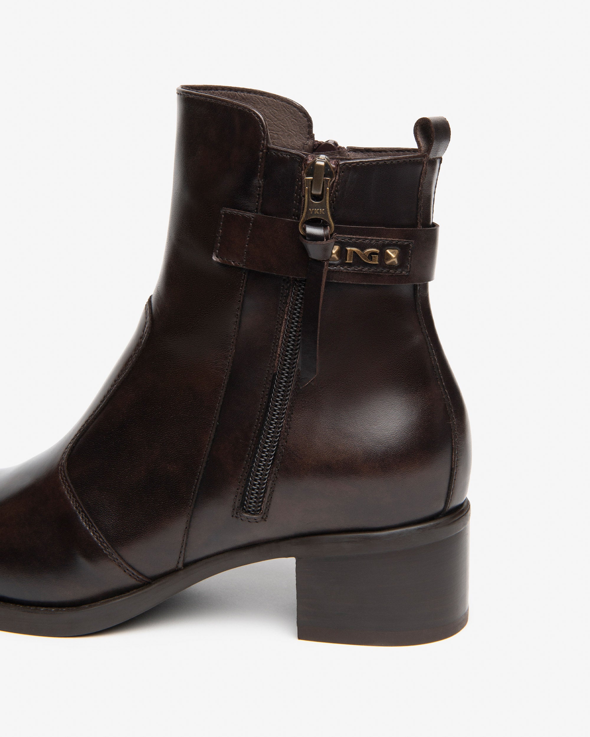 NeroGiardini Bottines Cuir Femme Talon 40 mm