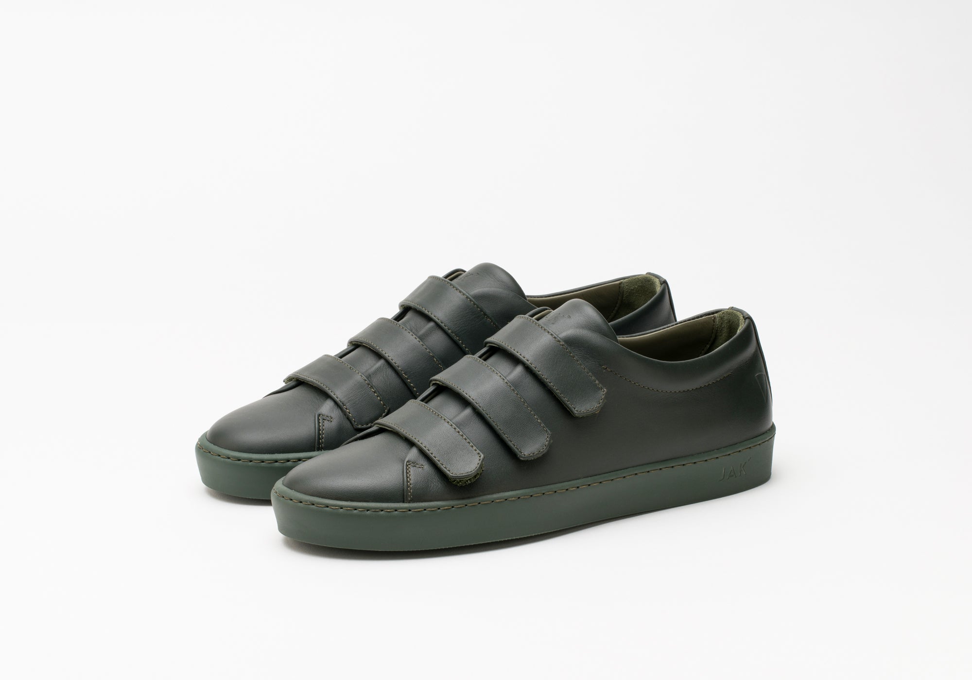 JAK Fika Bottle sneakers cuir scratch vert