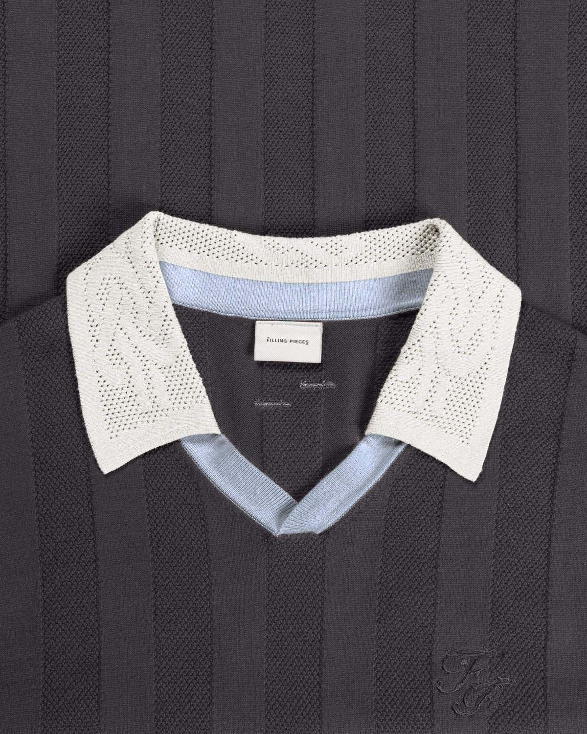 Filling Pieces Football Jersey tricot Pavement rayé brodé