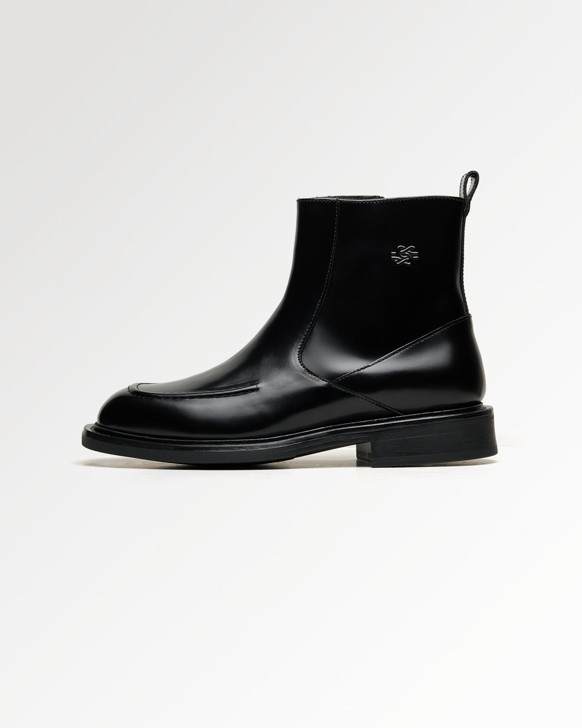 Filling Pieces Shaft Boot Polido bottes cuir noir