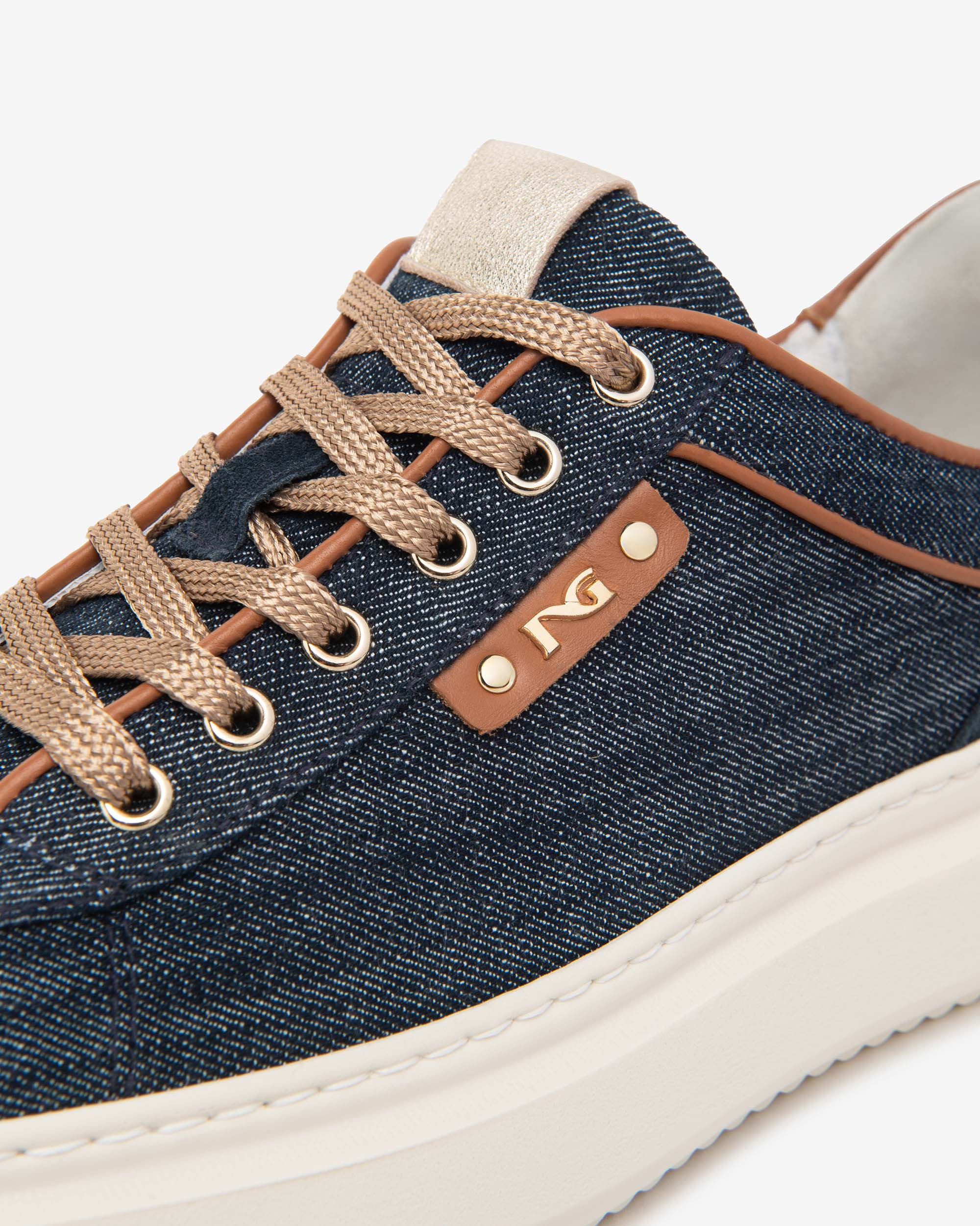 NeroGiardini Sneakers Femme Tissu Cuir 38