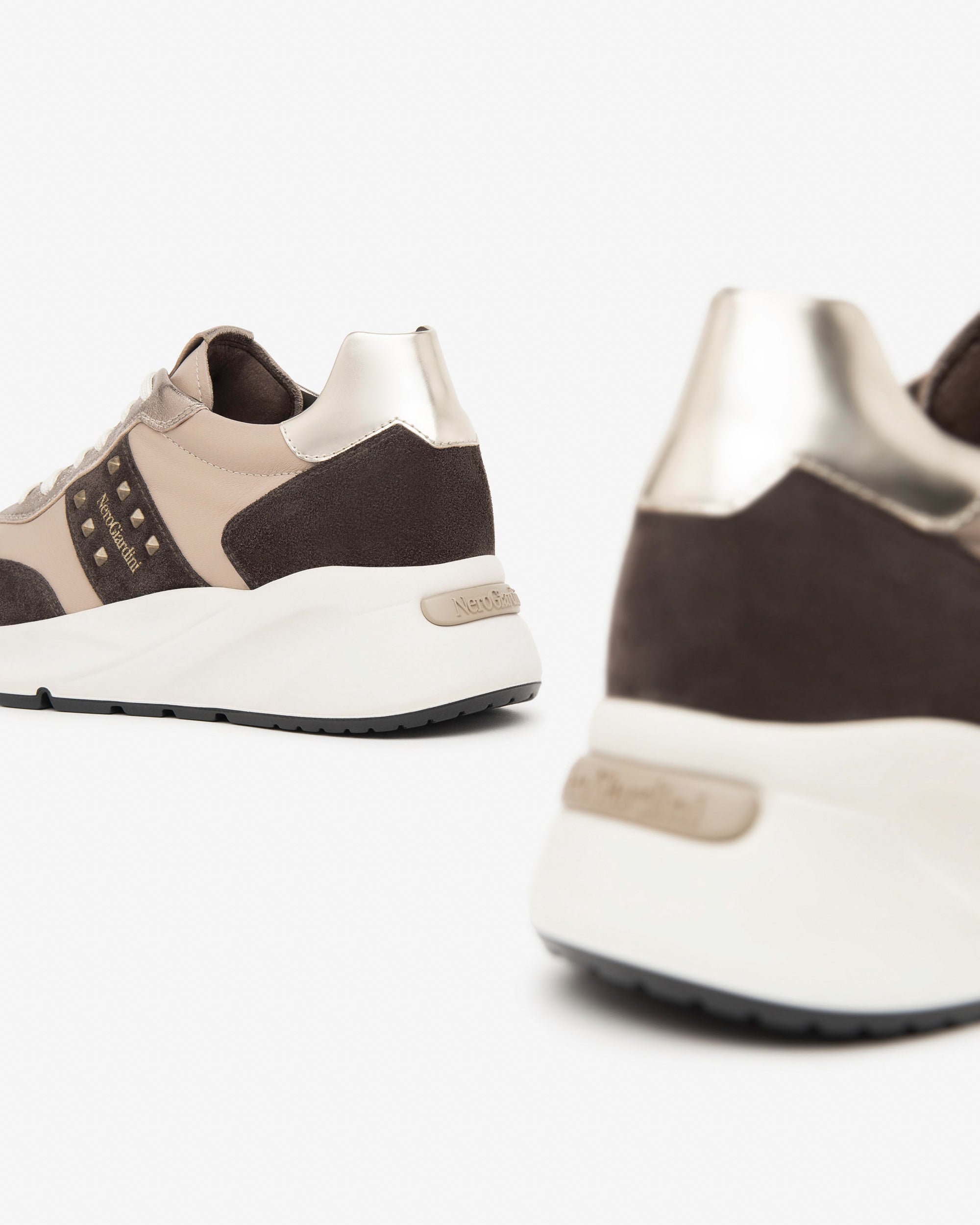 NeroGiardini Sneakers Femme Cuir Velours DryGo Ville