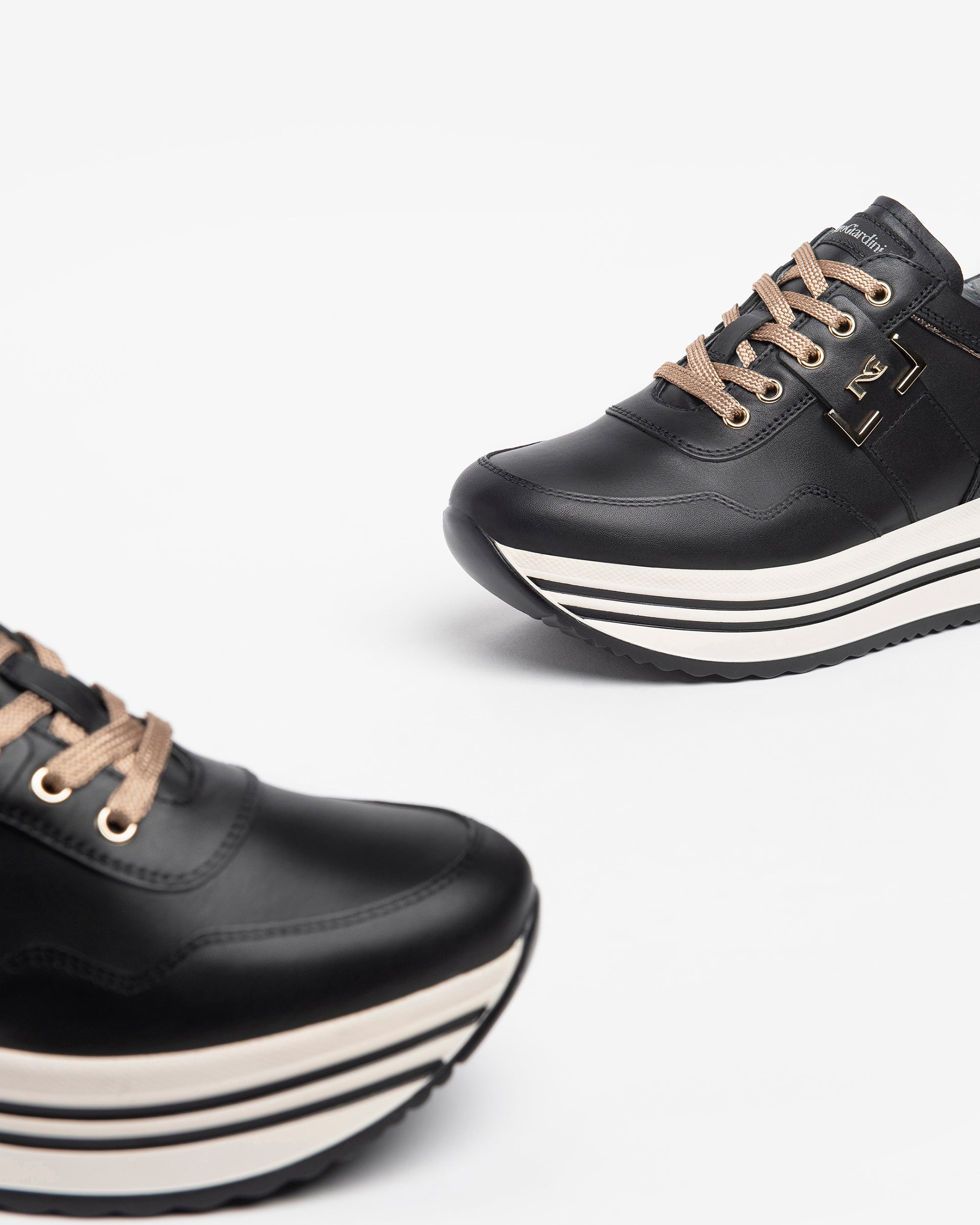 NeroGiardini Sneakers baskets cuir femme DryGo confort quotidien