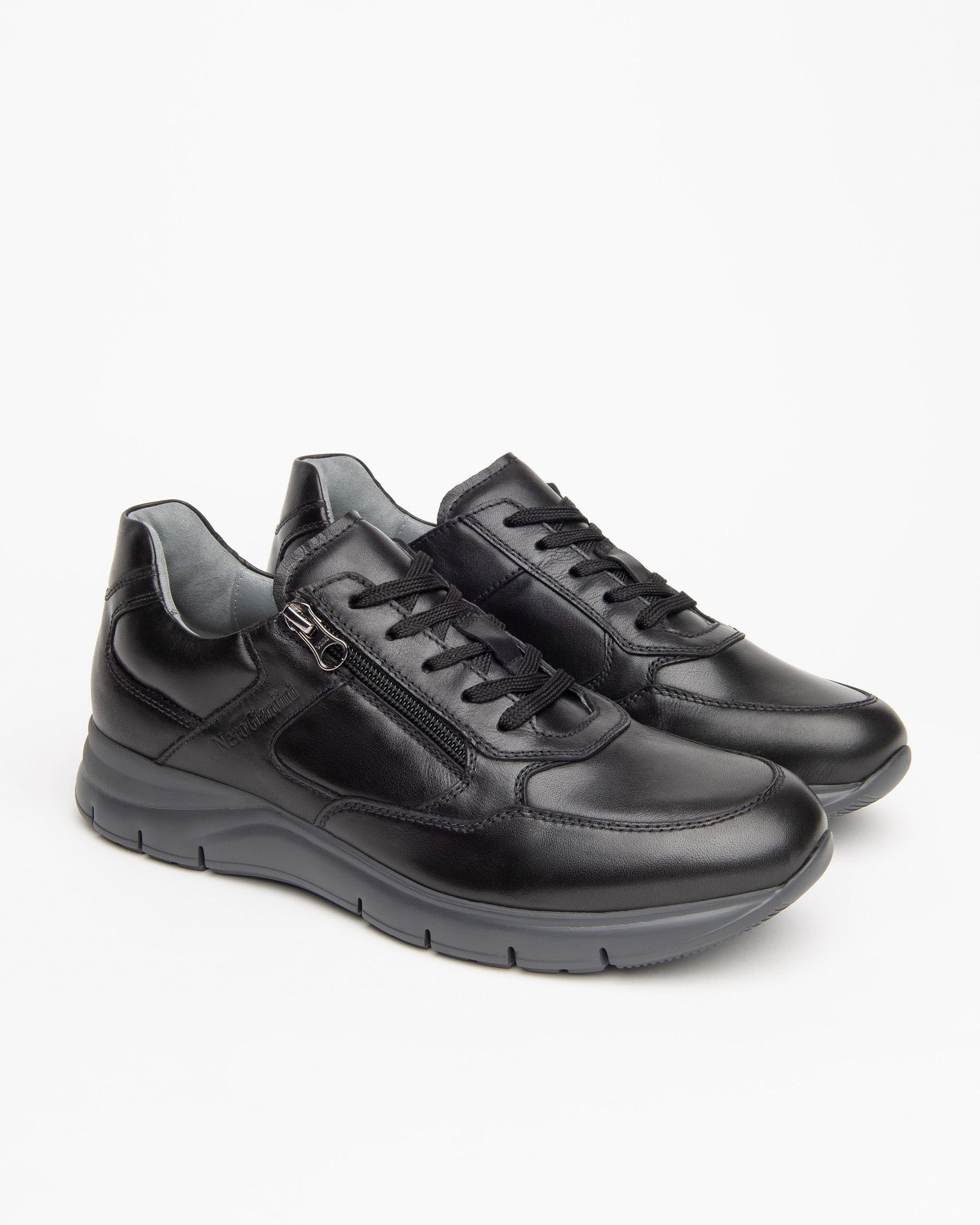 NeroGiardini Sneakers cuir homme 39-46 semelle Memory